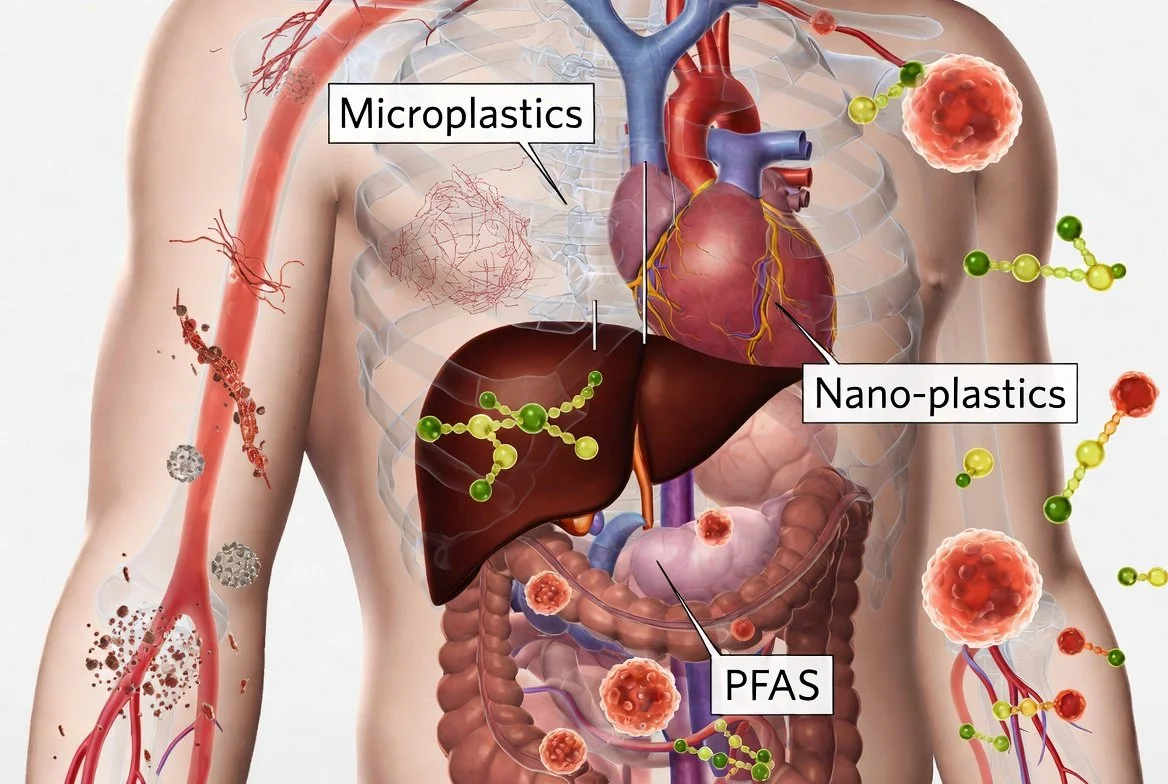 The Invisible Threat: How PFAS and Micro/Nano Plastics Embed in Your Tissues – And Why INUSpheresis® Is a Targeted Solution for Deep Detox