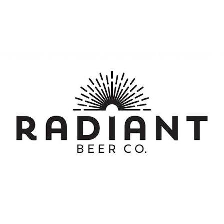 Radiant Beer Co. logo with a rising sun graphic above the company name.