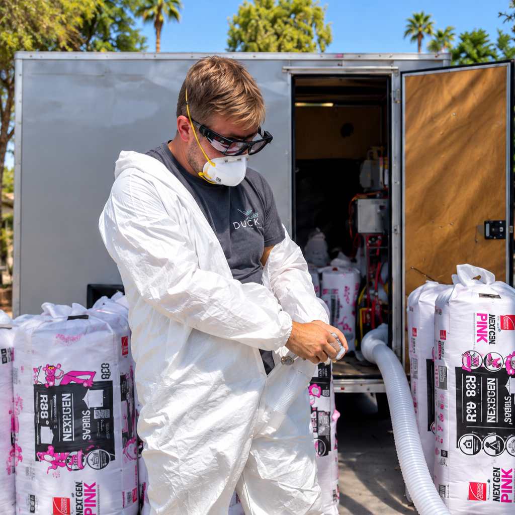 Home attic insulation in queen creek arizona