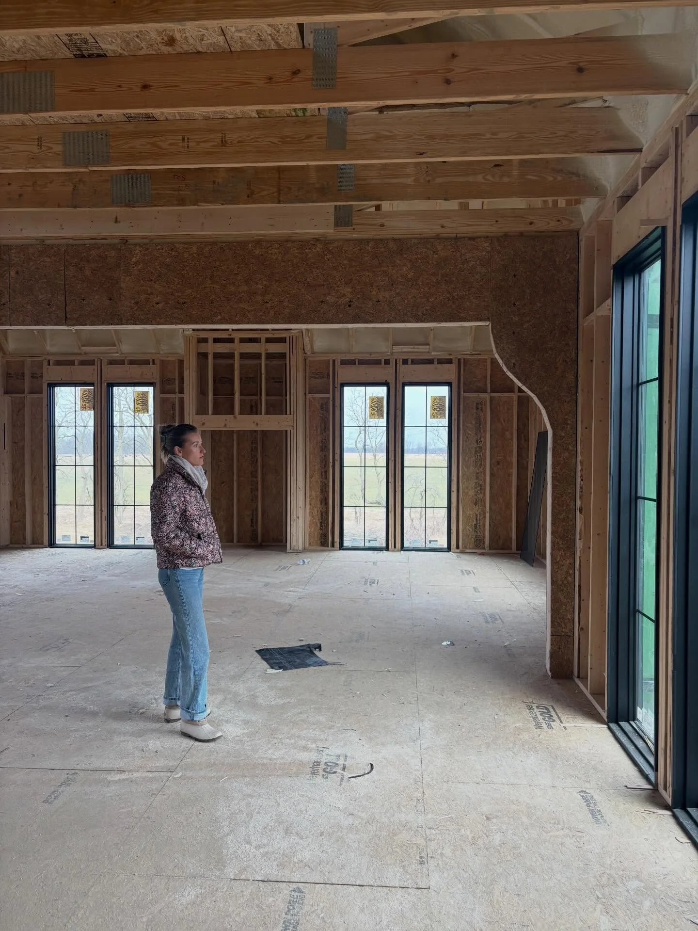 So many intentional decisions have led to this view&hellip;and so many more still to come! 

We are in love with how project #AllSprucedUp is looking and cannot wait to see all the interior and exterior finishes installed! 

Over grout stone, worn te