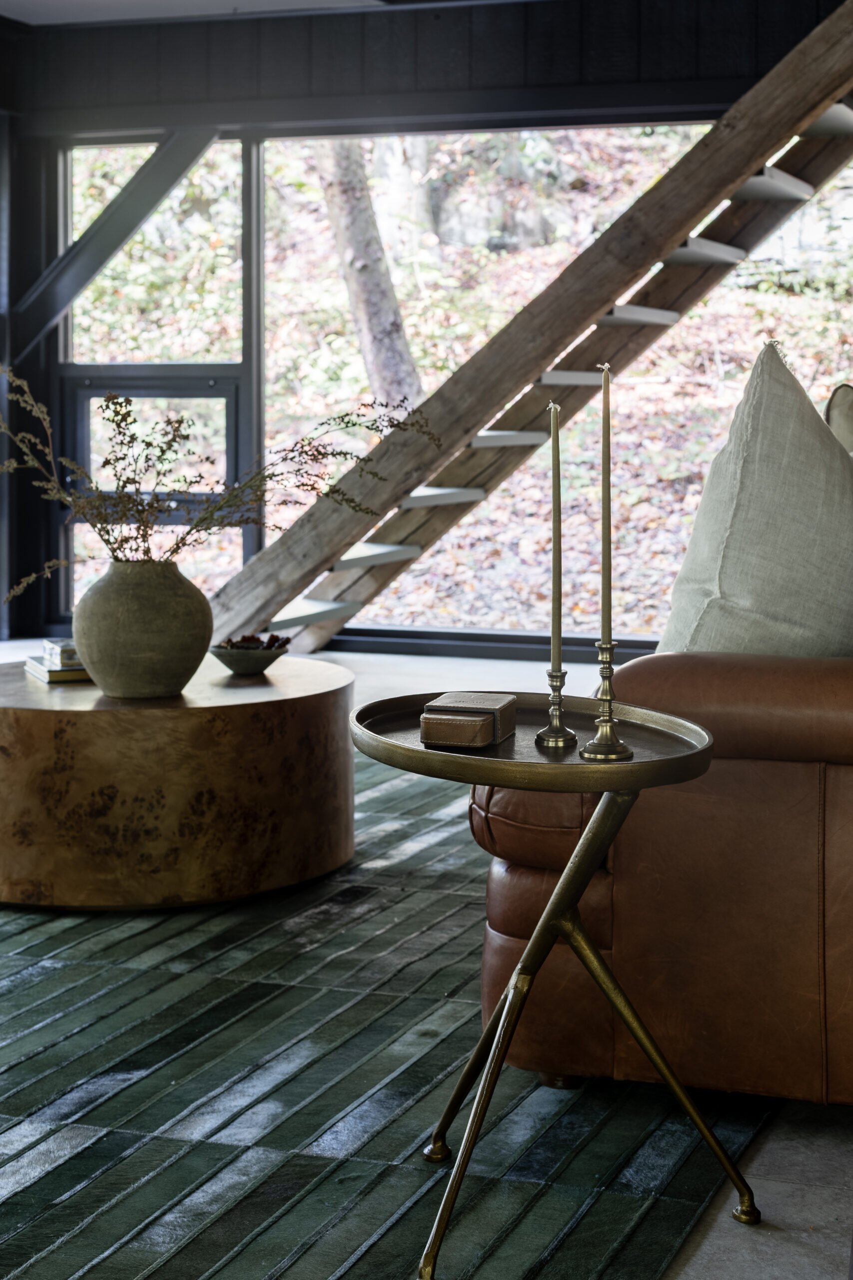 Transformed basement remodel for modern living by S. Flynn Design + Build showcasing luxurious finishes and styling