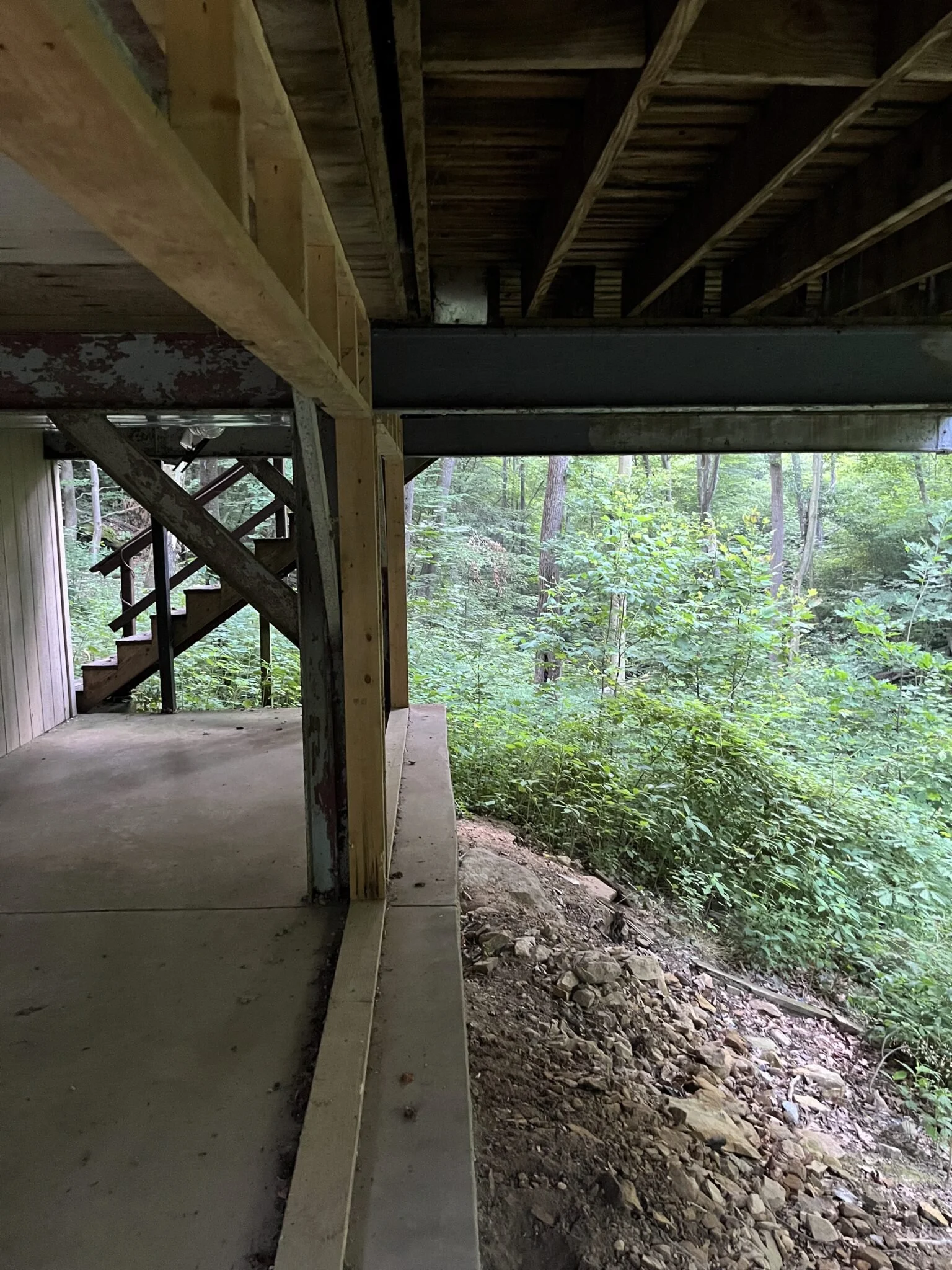 Basement before S. Flynn Design + Build remodeled it into a functional and modern space