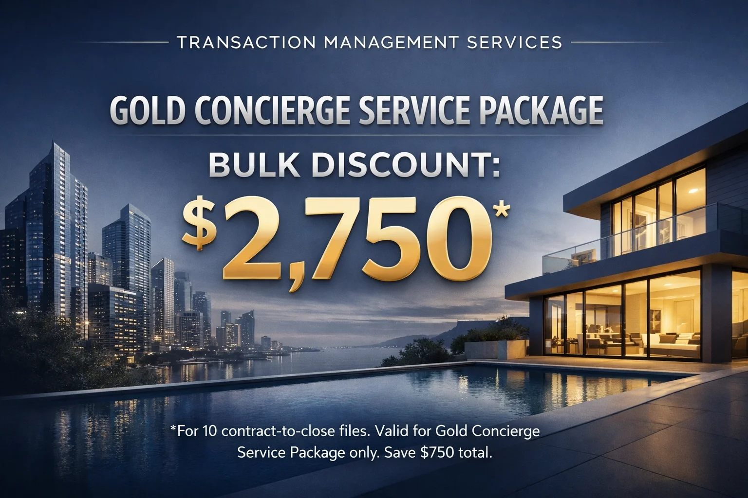 Gold Concierge Service Package (10-Pack)