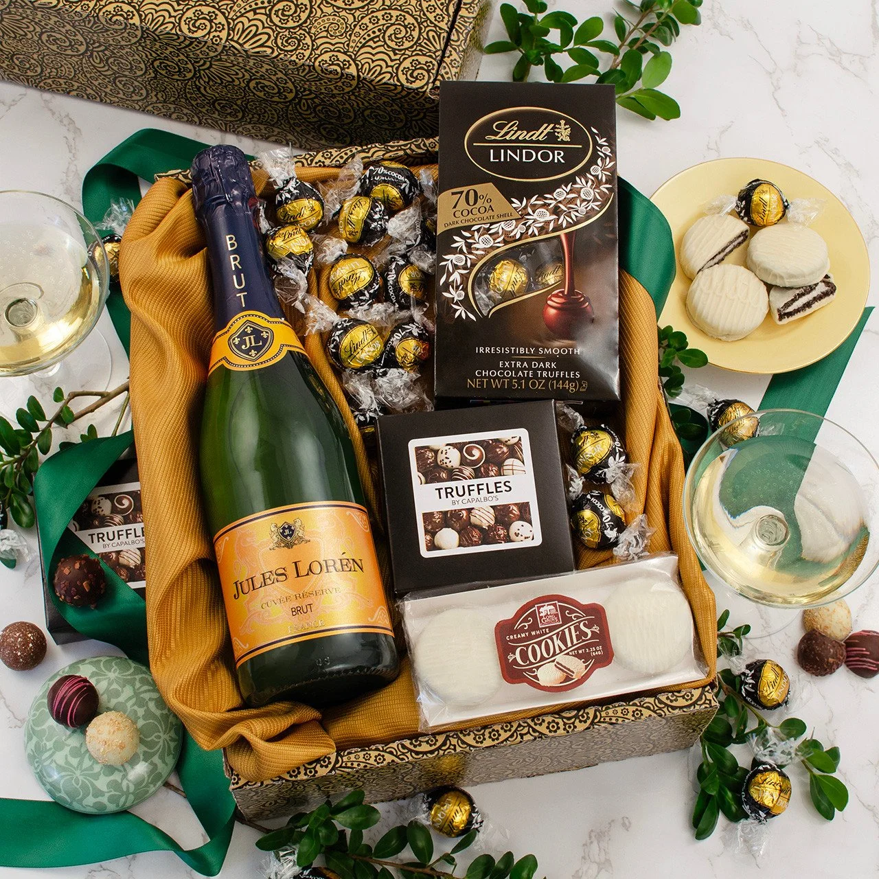 Champagne & Truffles Gift Box