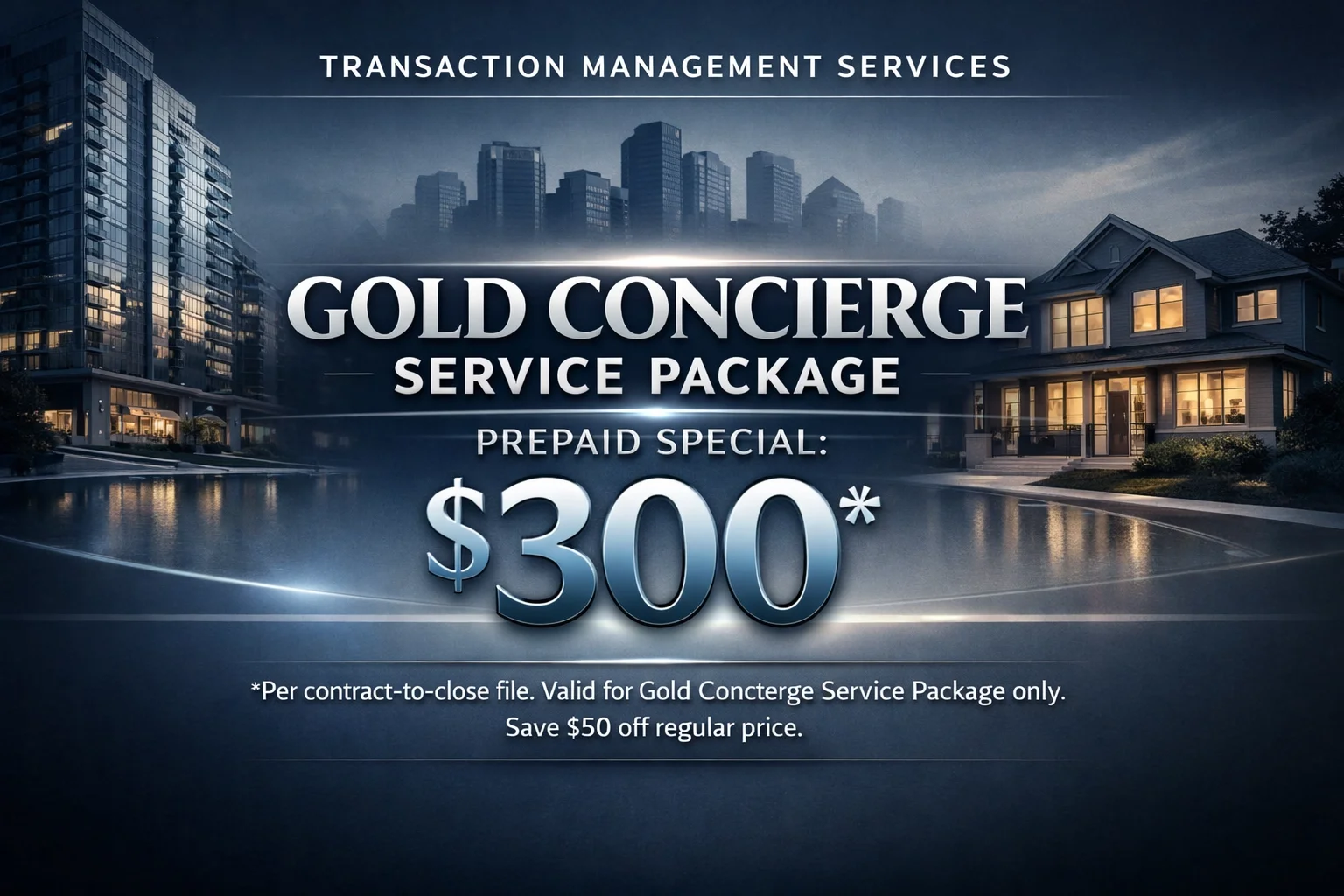 Gold Concierge Service Package (Single)