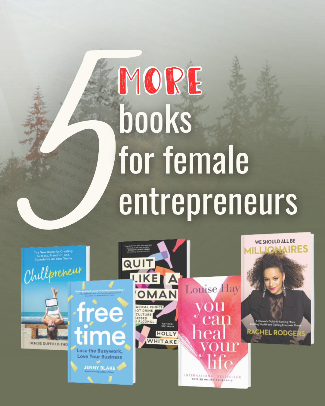 5 More Books for Female Entrepreneurs