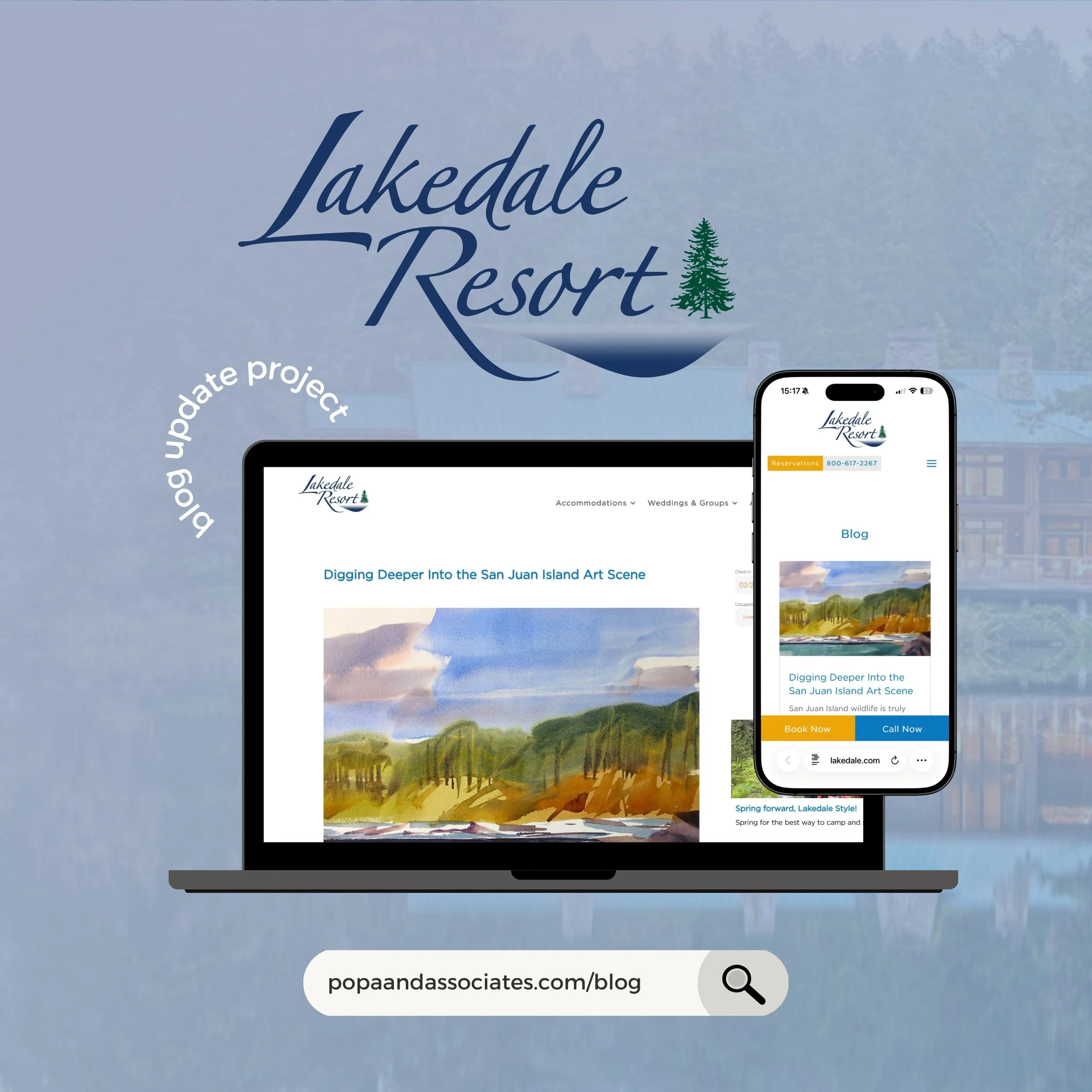 The Lakedale Resort Blog Update Project