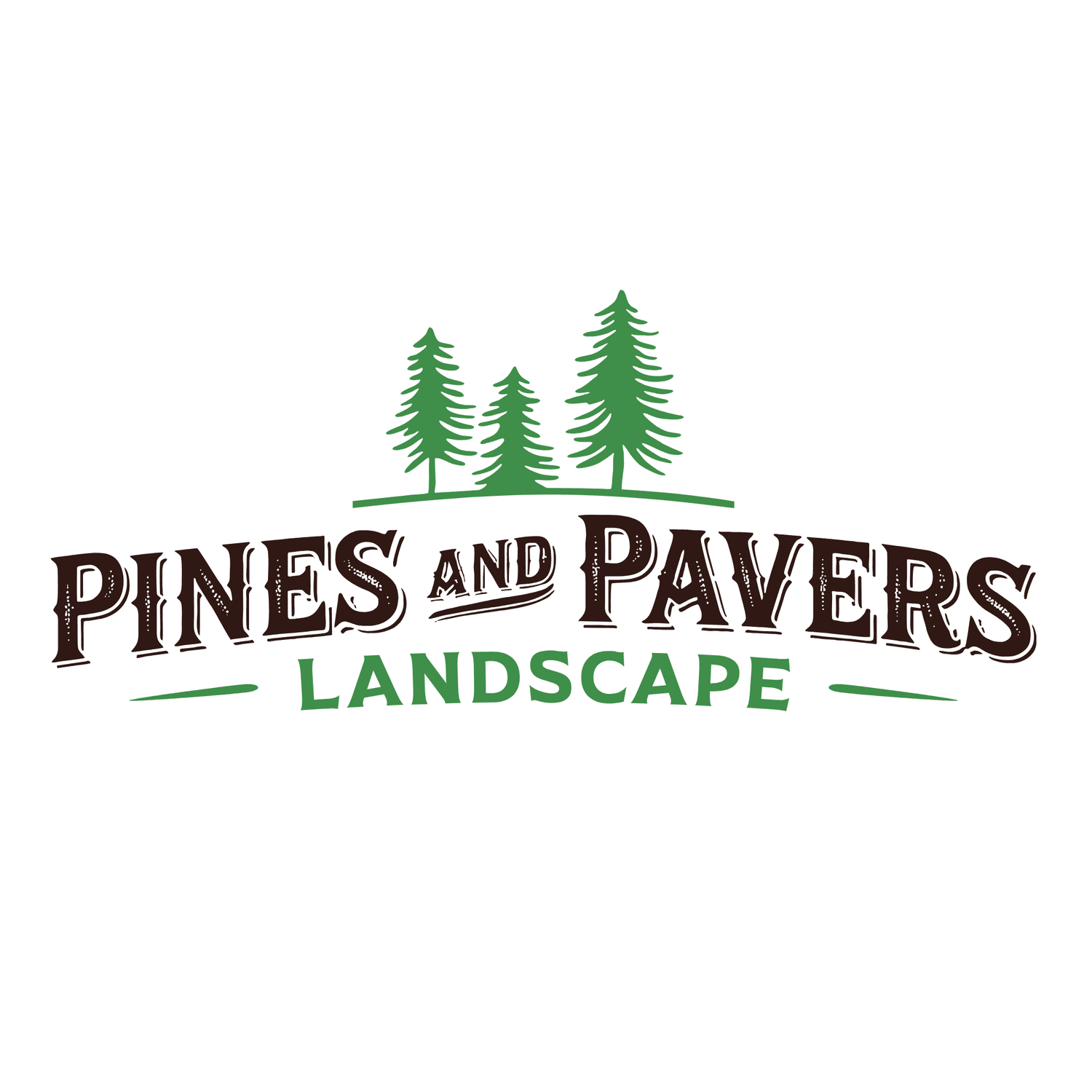 Pines and Pavers Landscape