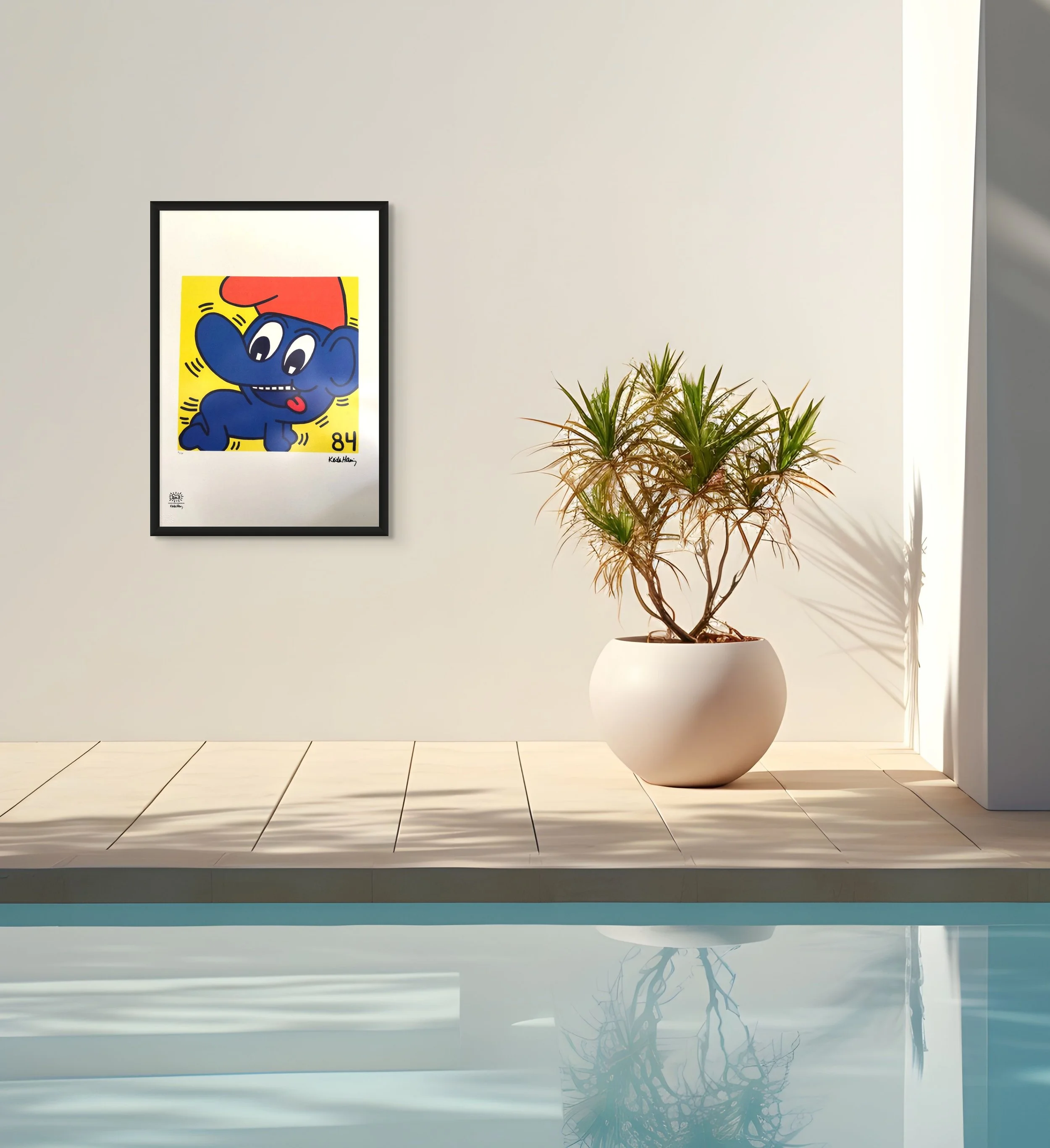 Keith Haring Smurf (2/150) | Keith Haring Foundation | Artquia