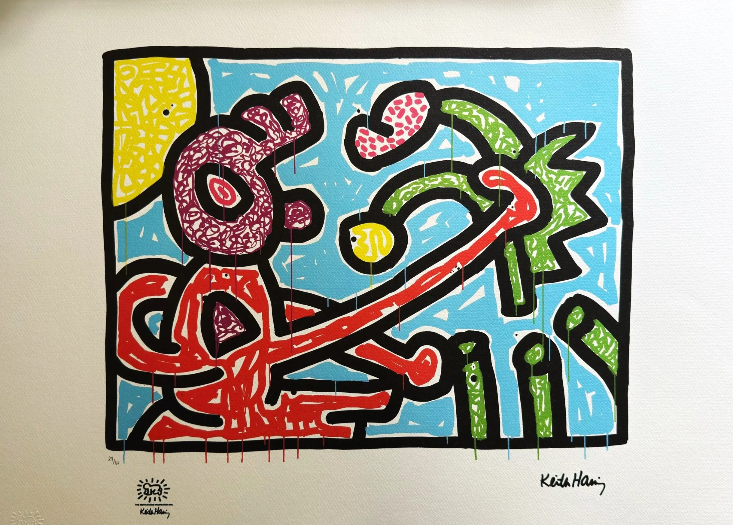 Flowers 1 (27/150) by Keith Haring | Keith Haring Foundation | Artquia