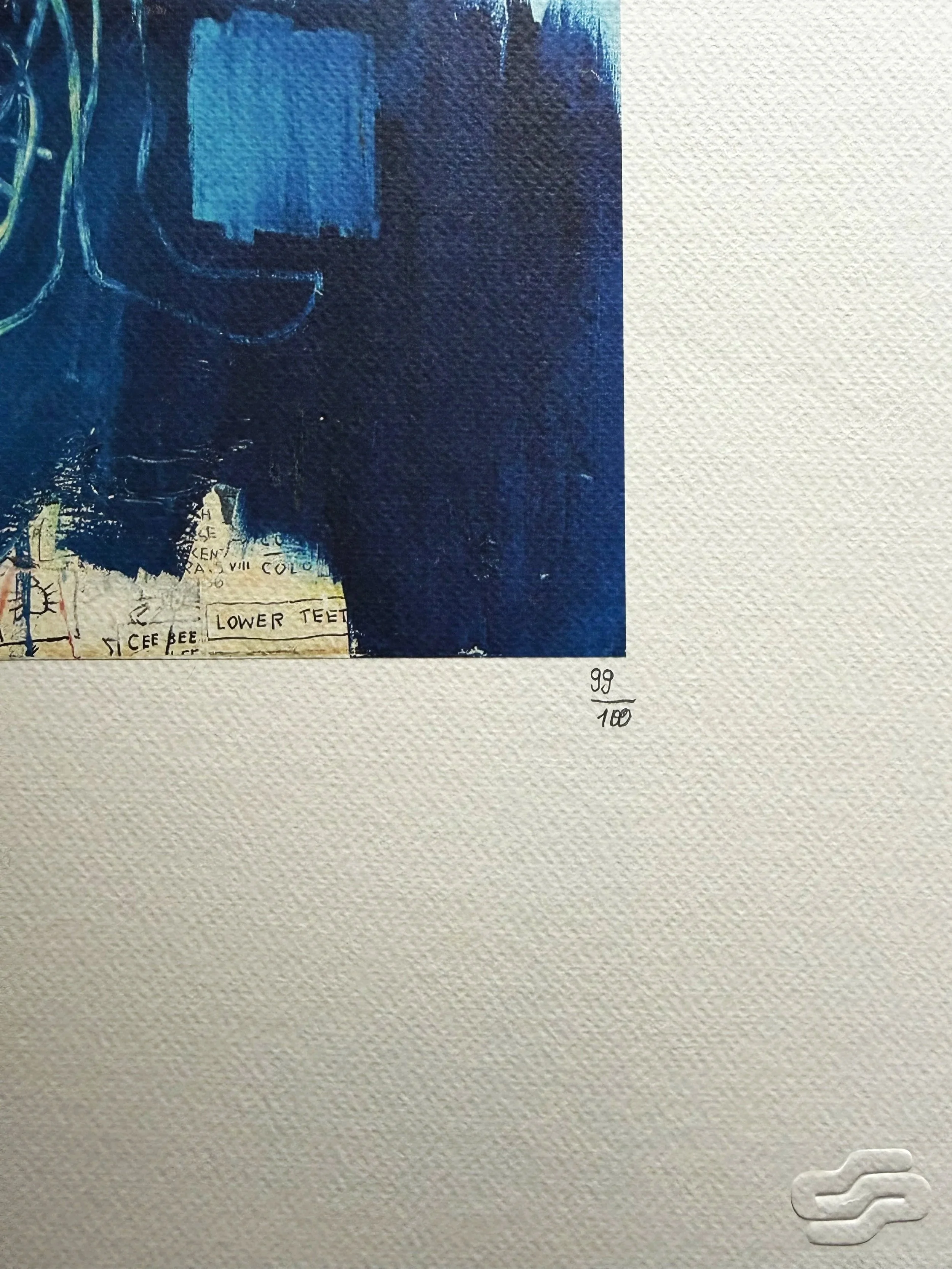 Justcome Suit (99/100) by Jean-Michel Basquiat | Rupert Jasen Smith | Artquia