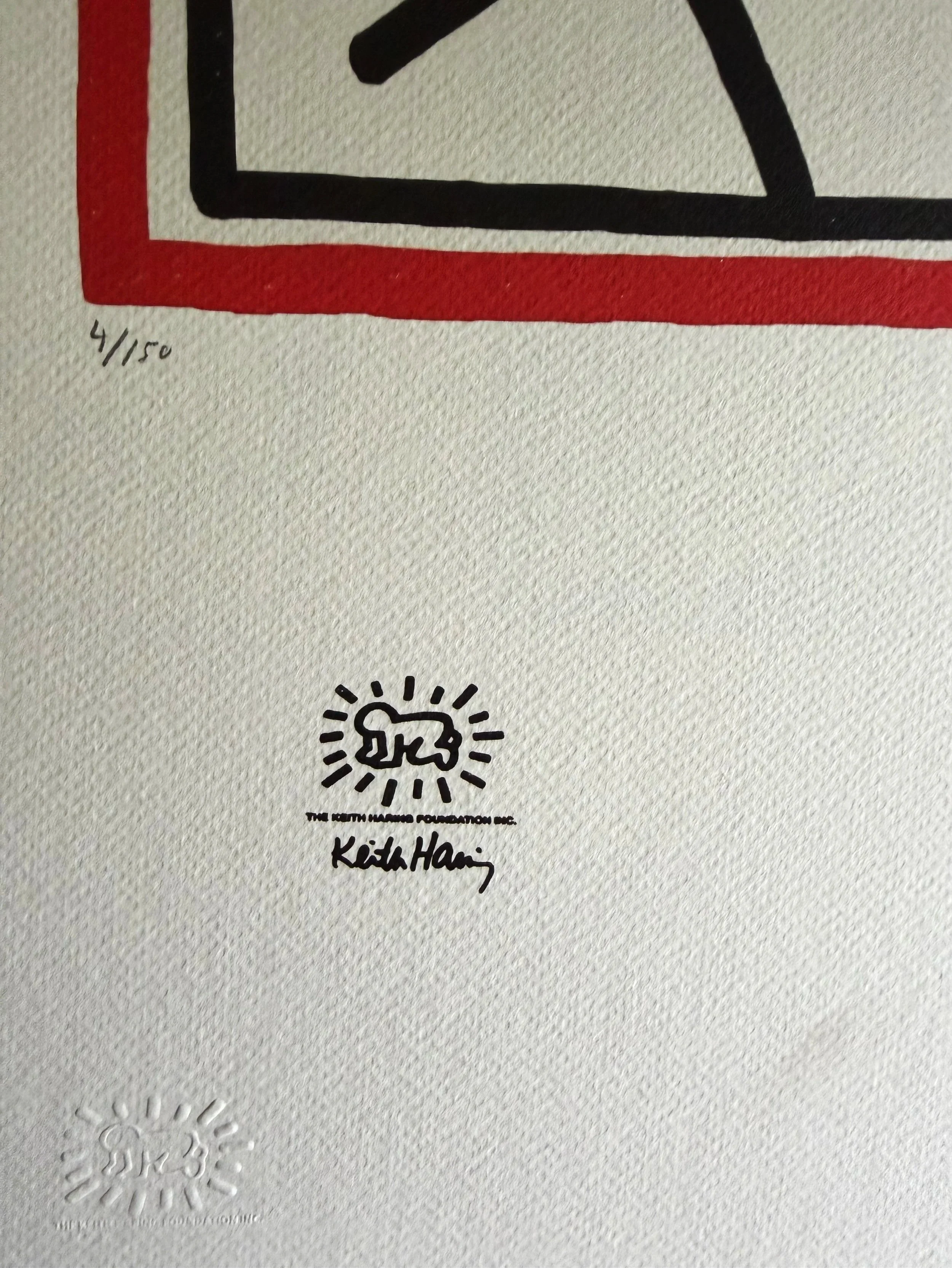 Self Portrait for Tony Shafrazi (4/150) by Keith Haring | Keith Haring Foundation | Artquia