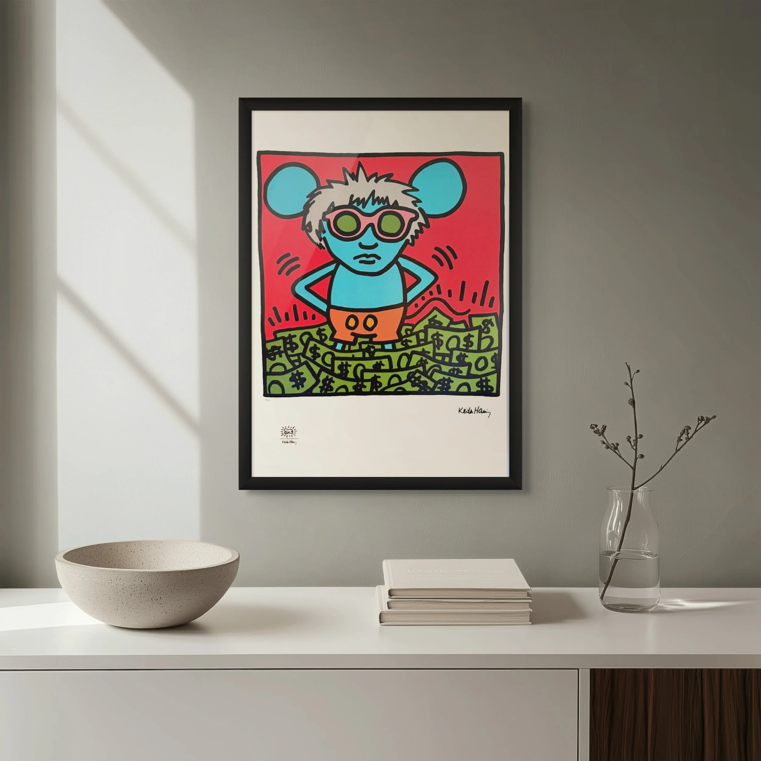 Andy Mouse - Keith Haring - Edition No: 2/150