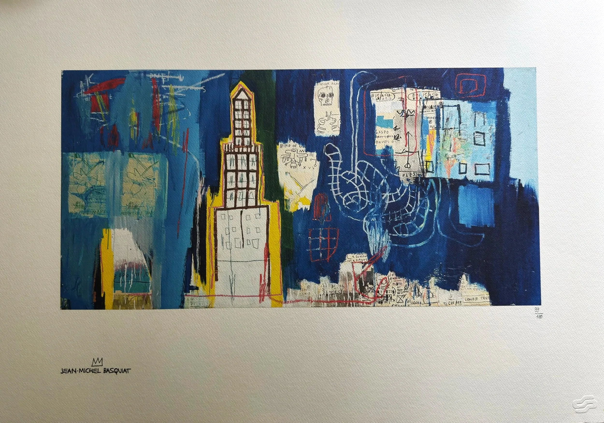 Justcome Suit (99/100) by Jean-Michel Basquiat | Rupert Jasen Smith | Artquia