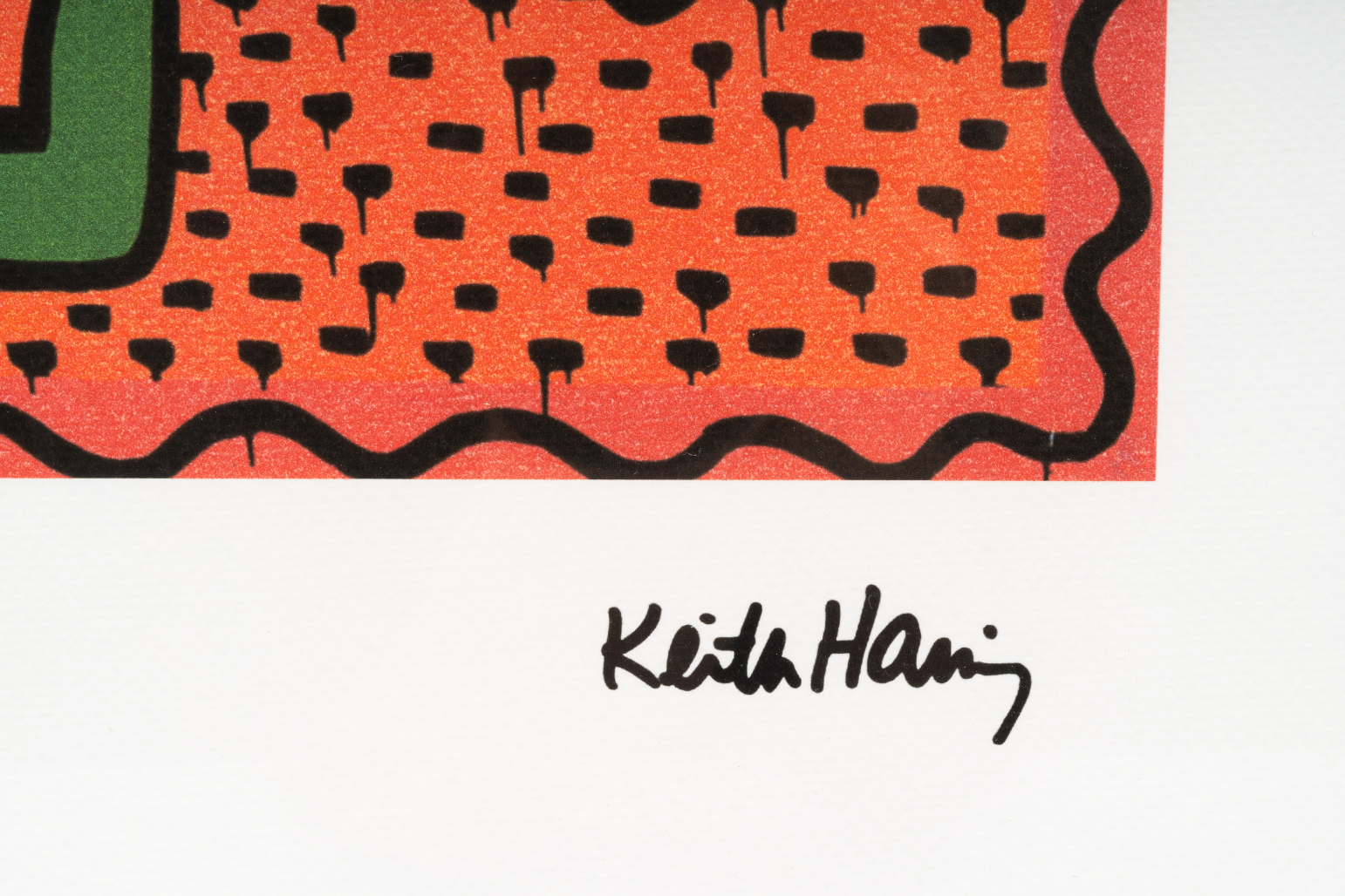 Untitled (Red Dog) (39/150) by Keith Haring | Keith Haring Foundation | Artquia