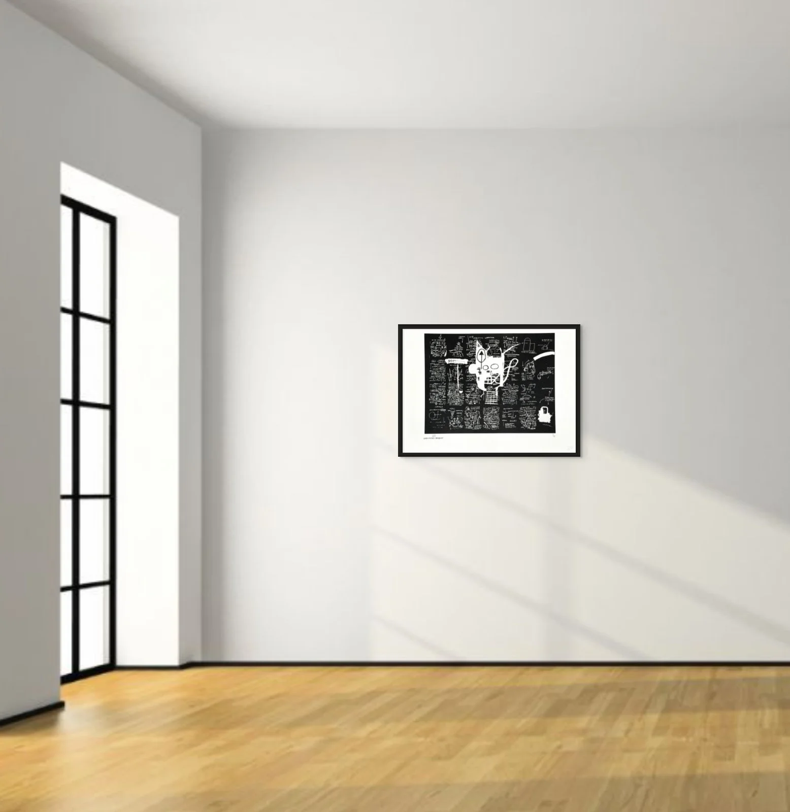 Jean-Michel Basquiat Untitled 1983 Lithograph 59/100. Ottoman Empire, Hobo Signs, 28 Drawings Collage. Rupert Jasen Smith Print. Artquia Vault.