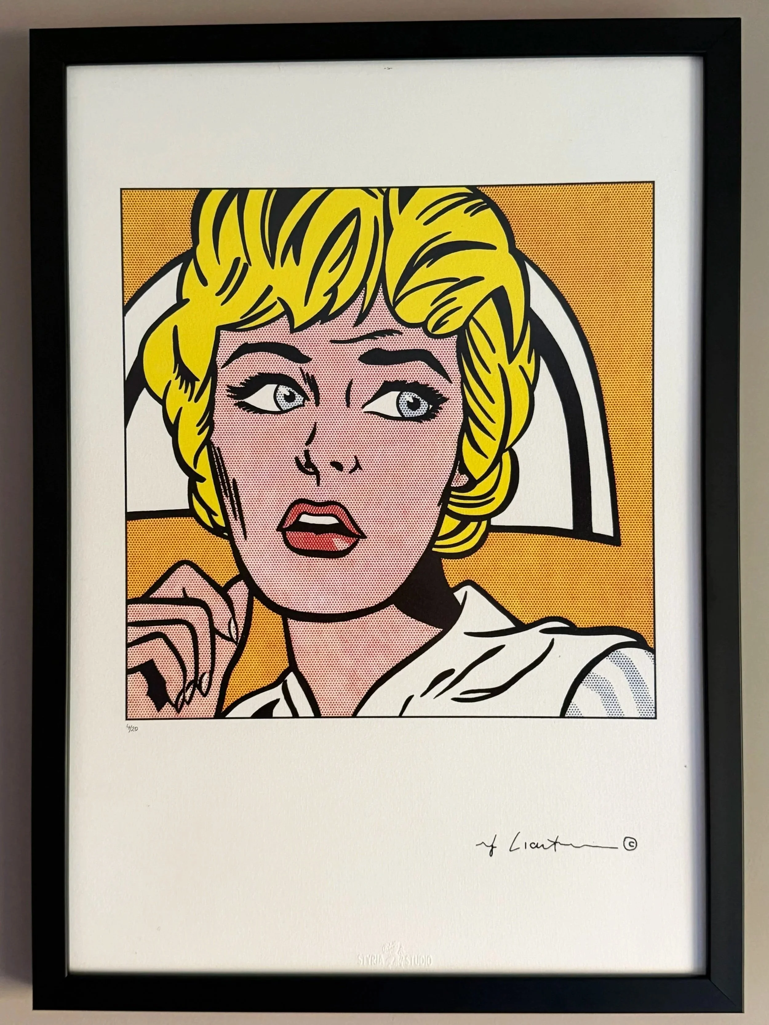 Nurse - Roy Lichtenstein - Edition Number: 4/20 | Castelli Graphics | Artquia