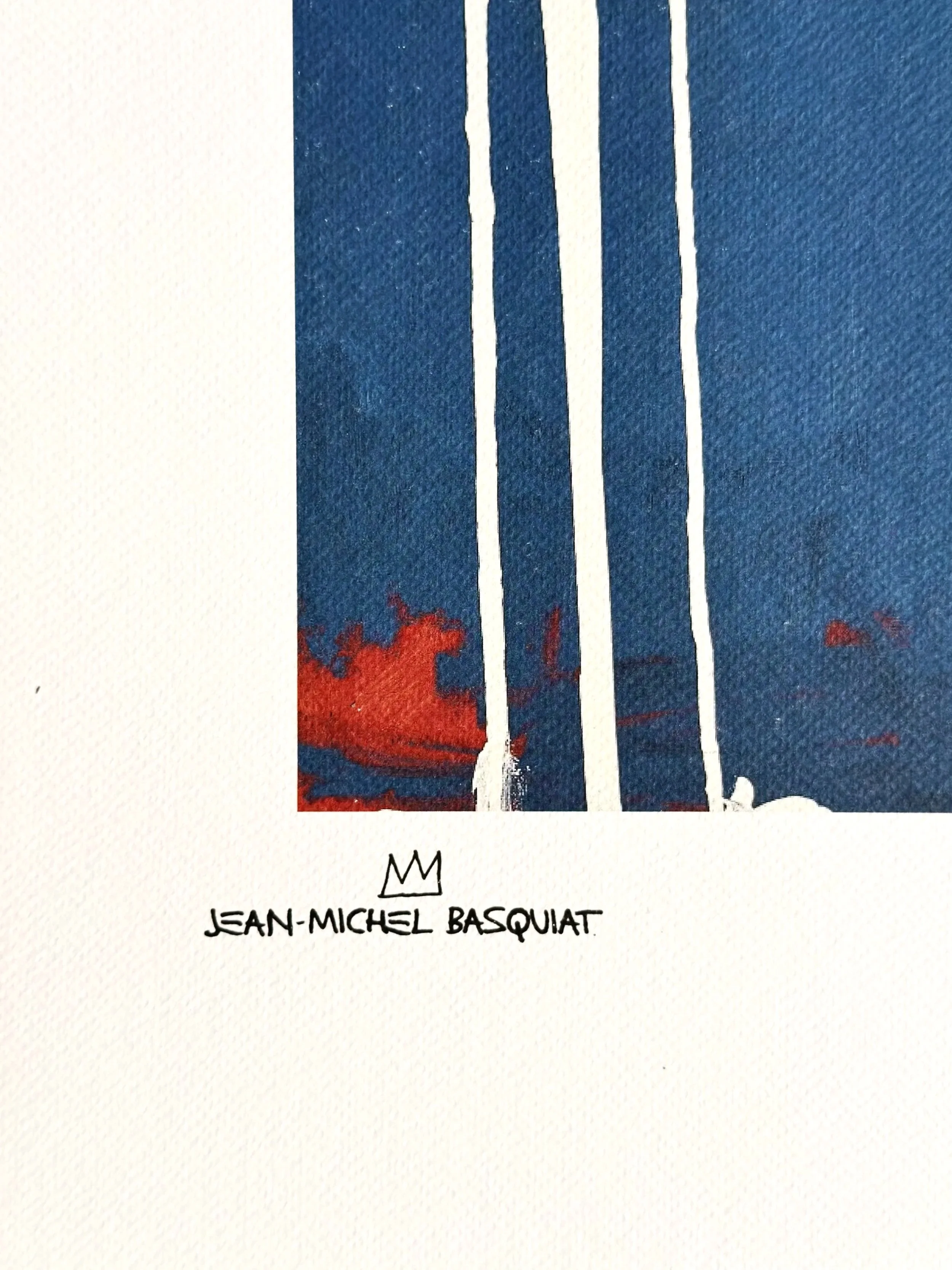 In the Wings (23/100) by Jean-Michel Basquiat | Lester Young Jazz Icon | Artquia Vault Reno Jazz Club