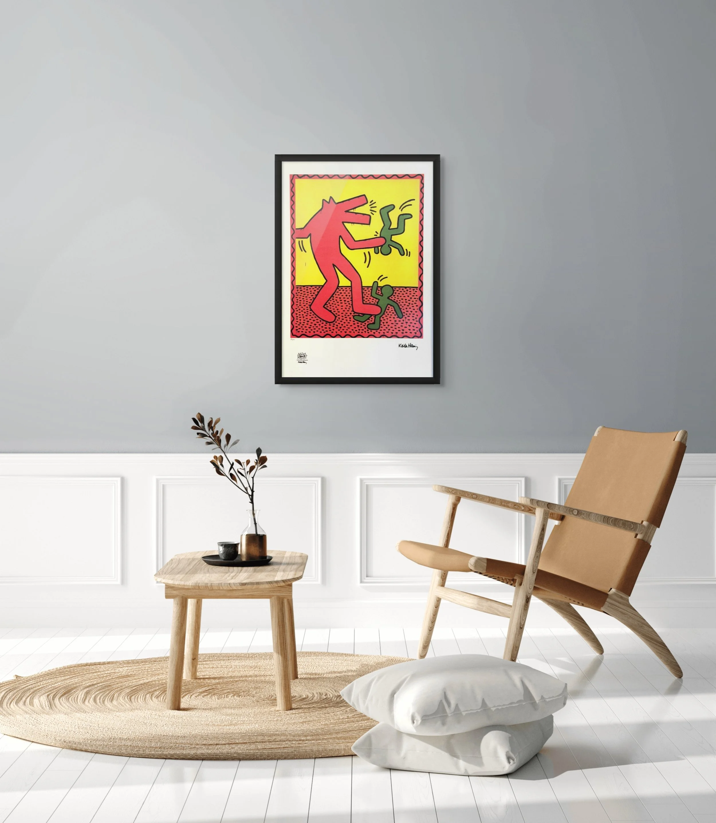 Untitled (Red Dog) - Keith Haring - Edition Number: 39/150