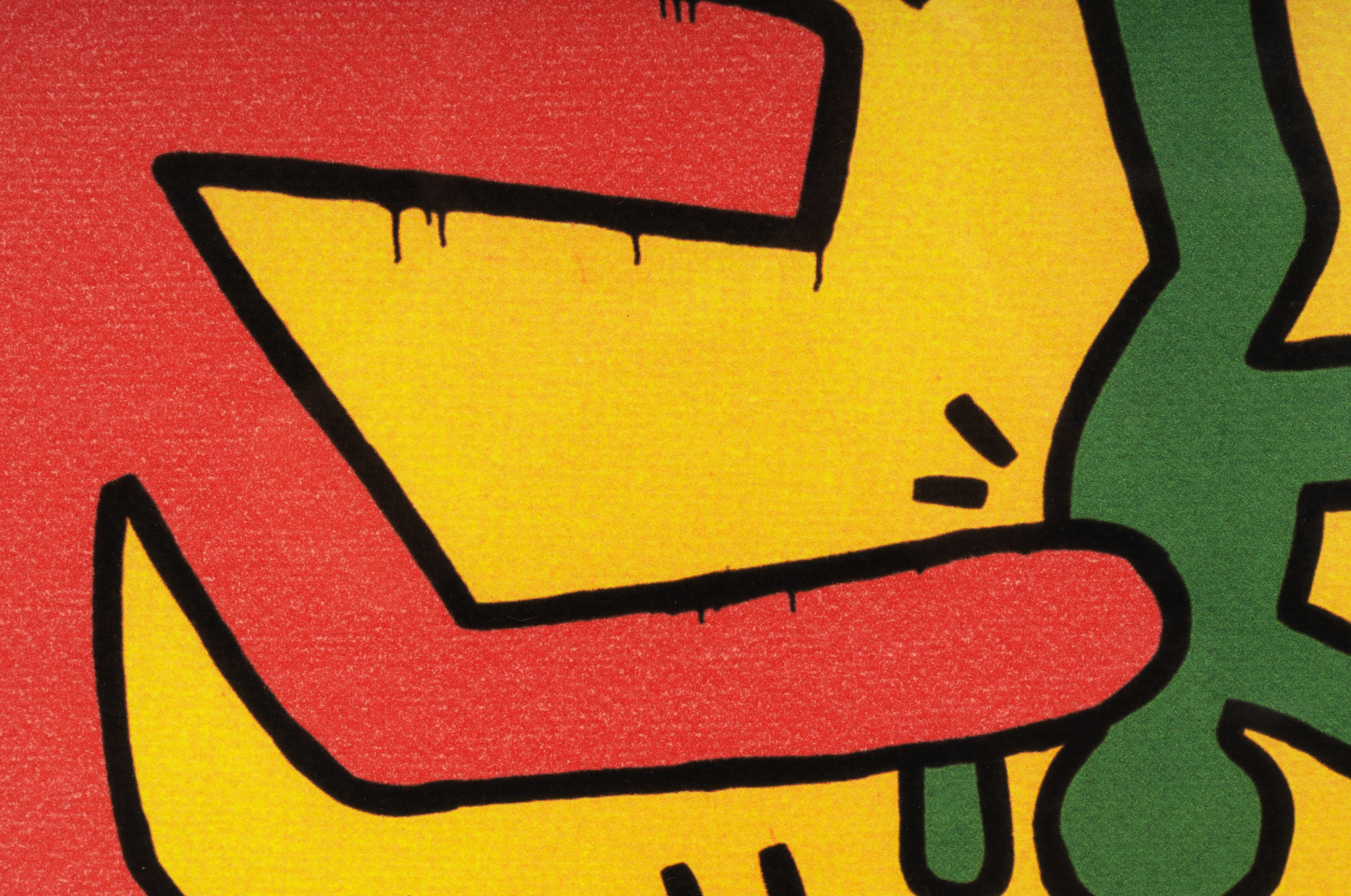 Untitled (Red Dog) (39/150) by Keith Haring | Keith Haring Foundation | Artquia