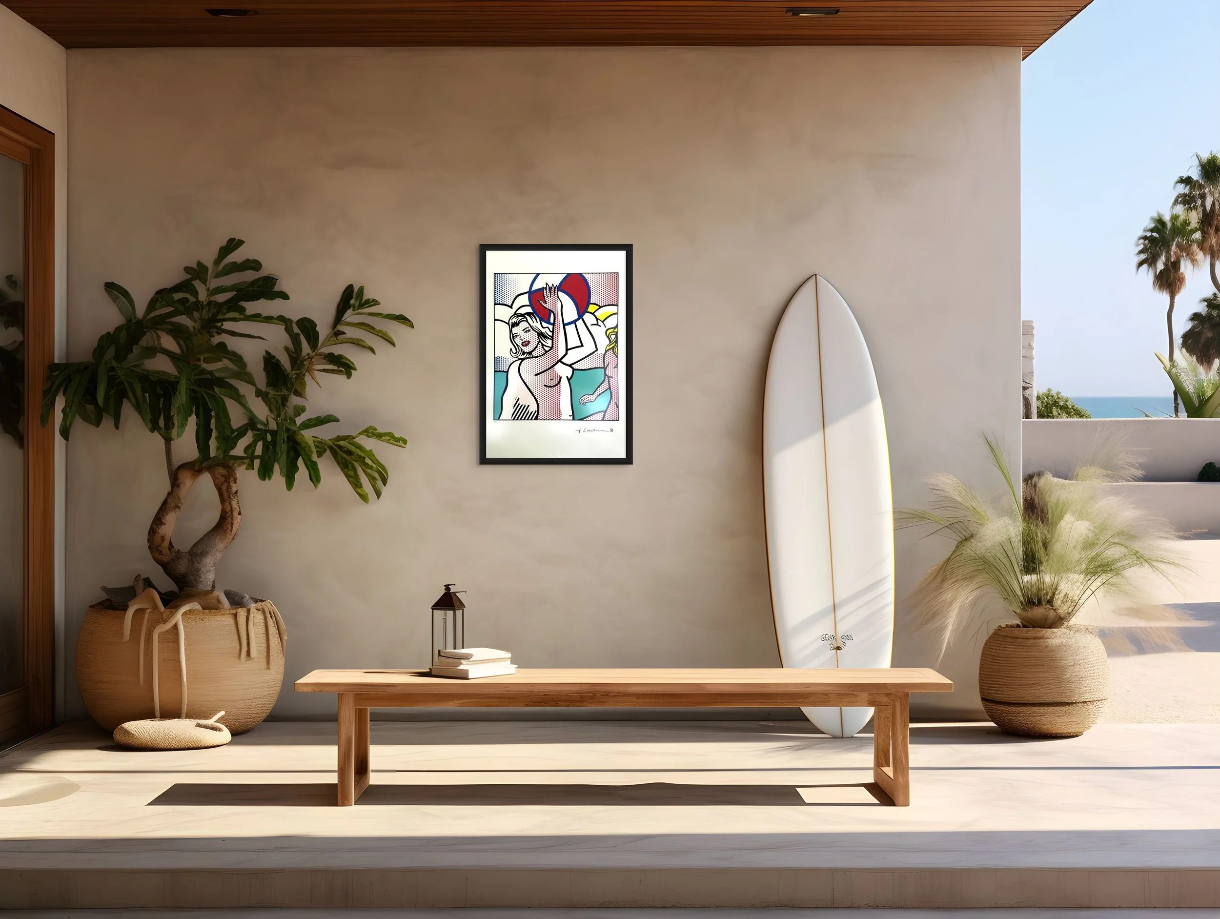 Nude with Beach Ball (6/20) by Roy Lichtenstein | Leo Castelli | Artquia