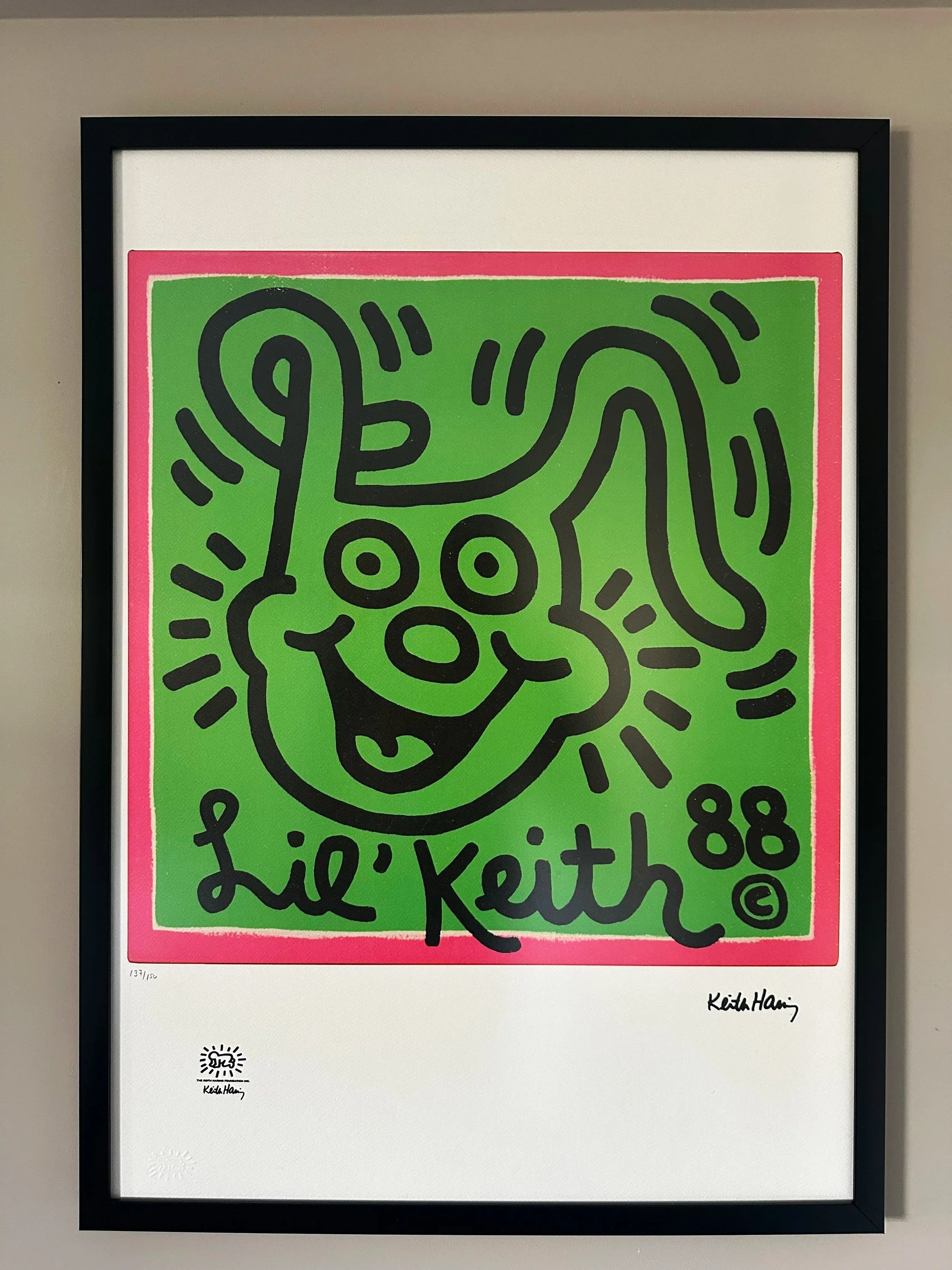 Lil' Keith (137/150) by Keith Haring | Keith Haring Foundation | Artquia