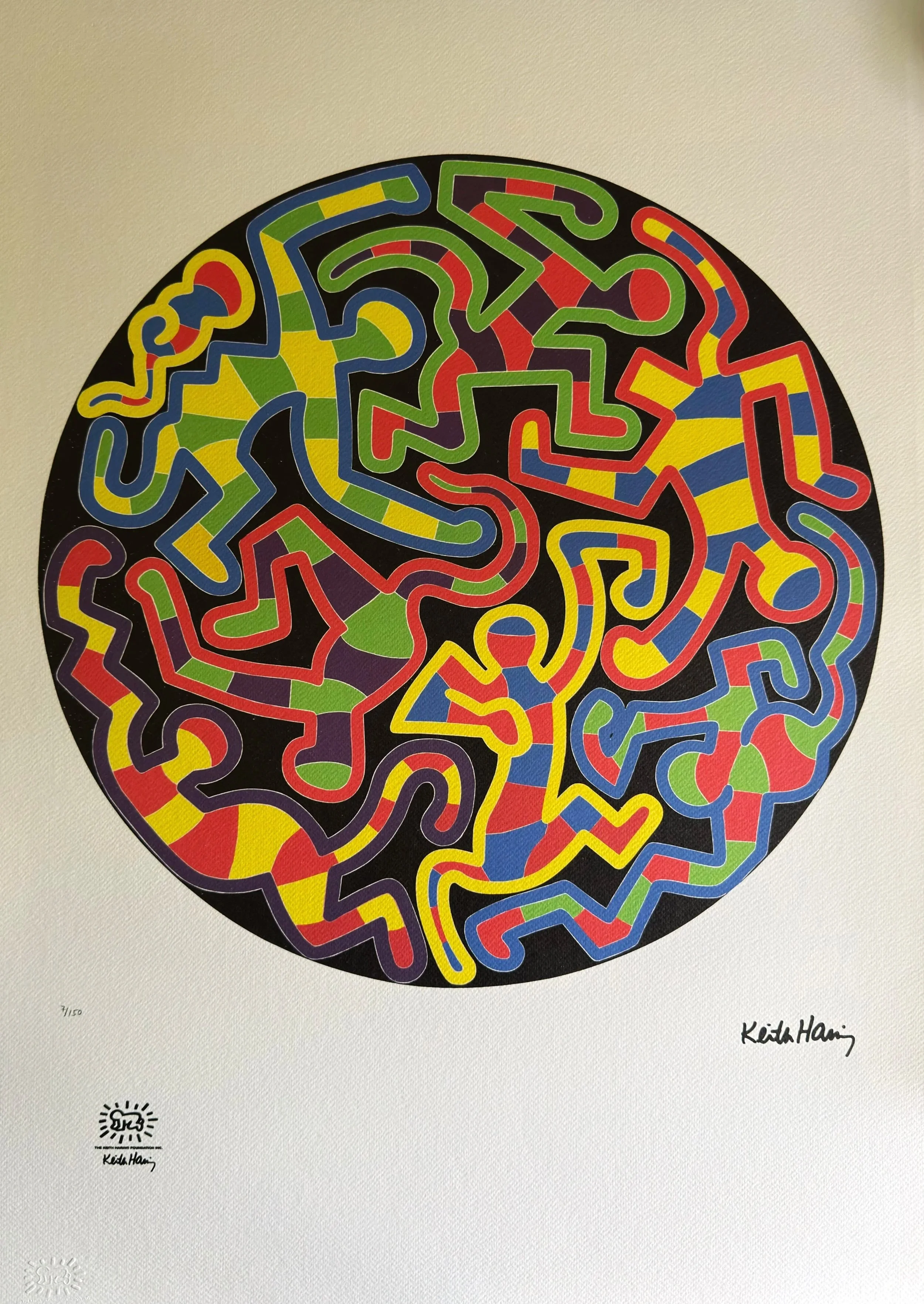 Monkey Puzzle (7/150) by Keith Haring | Keith Haring Foundation | Artquia