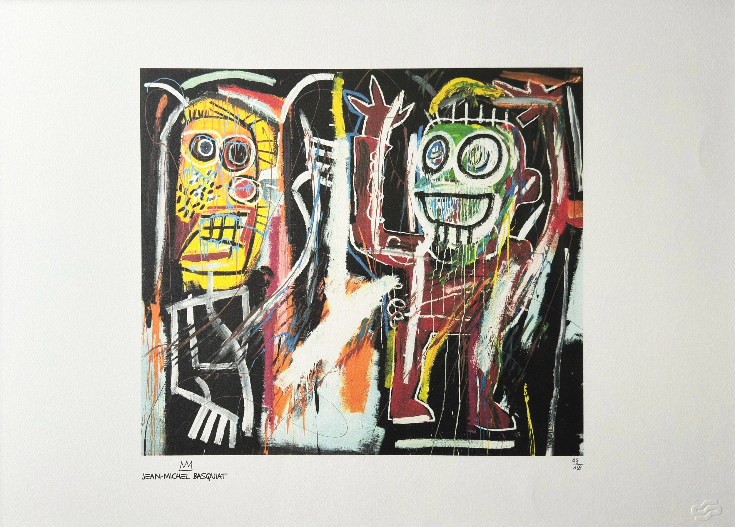 Dustheads (48/100) by Jean-Michel Basquiat | Rupert Jasen Smith | Artquia