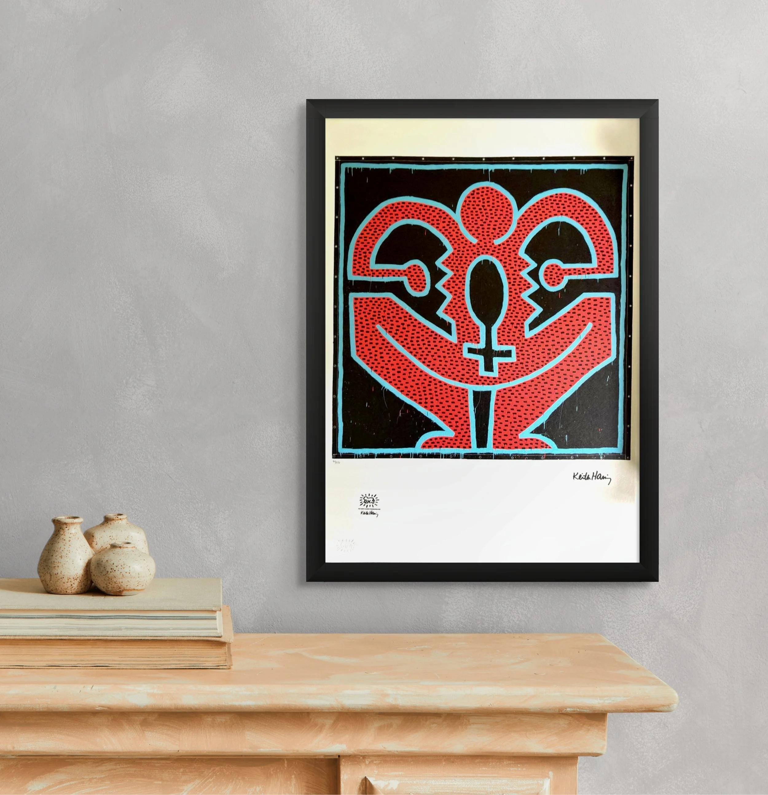 Untitled (Mother Goddess) - Keith Haring - Edition Number: 41/150