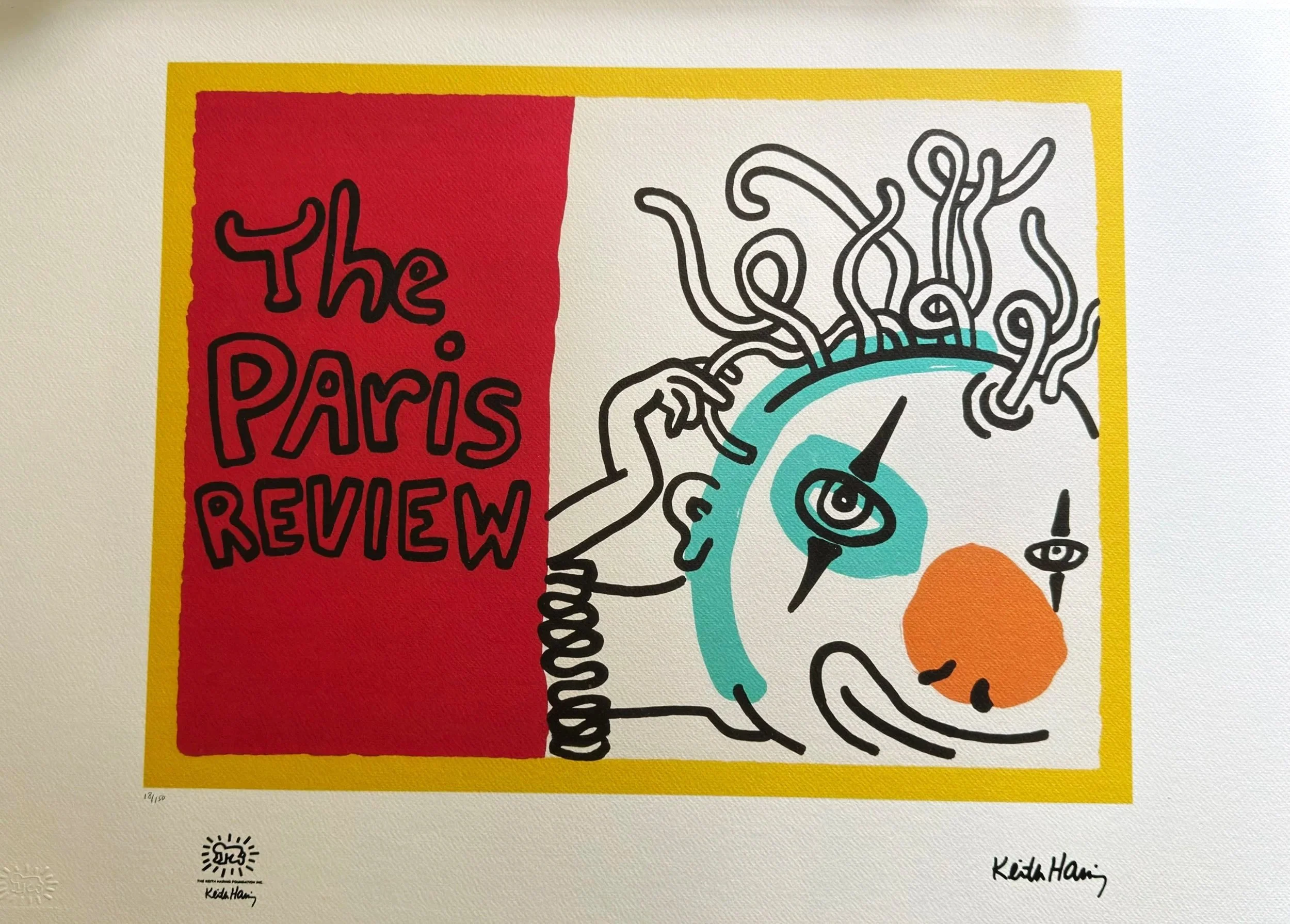 The Paris Review - Keith Haring - Edition Number: 18/150 | Keith Haring Foundation | Artquia