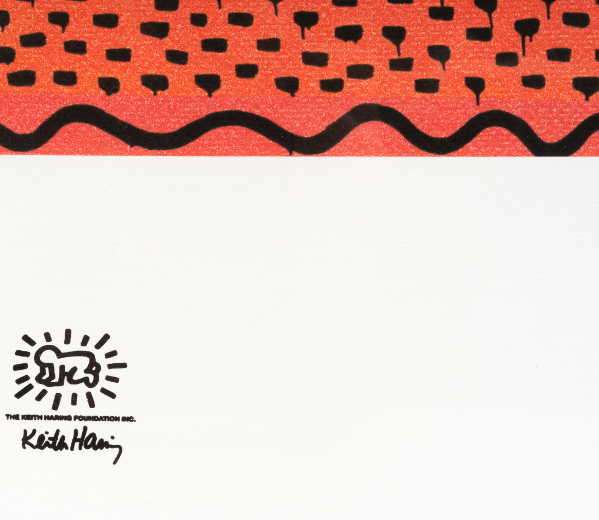Untitled (Red Dog) (39/150) by Keith Haring | Keith Haring Foundation | Artquia