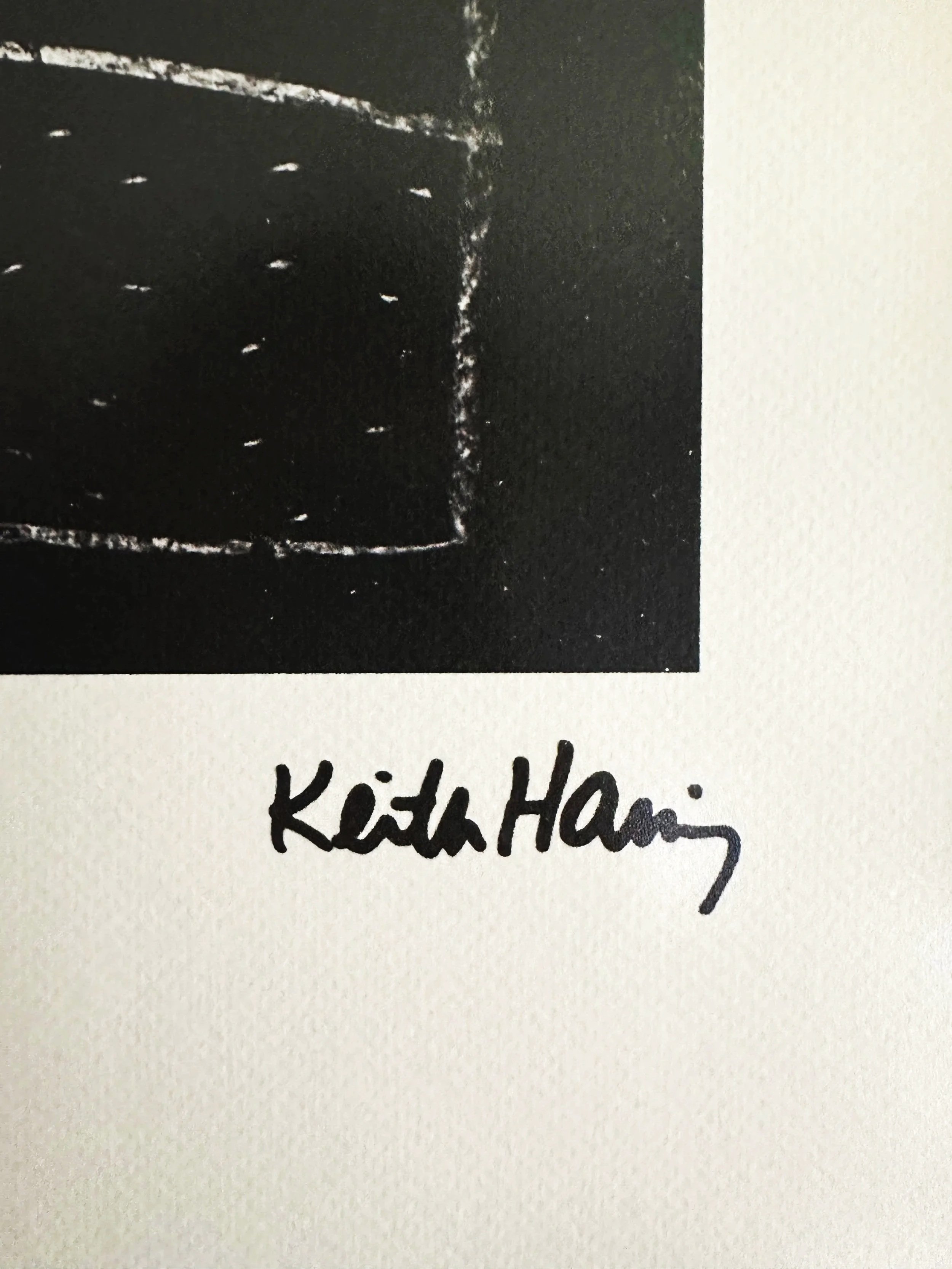 Two Figures and Clock (98/150) by Keith Haring | Artquia