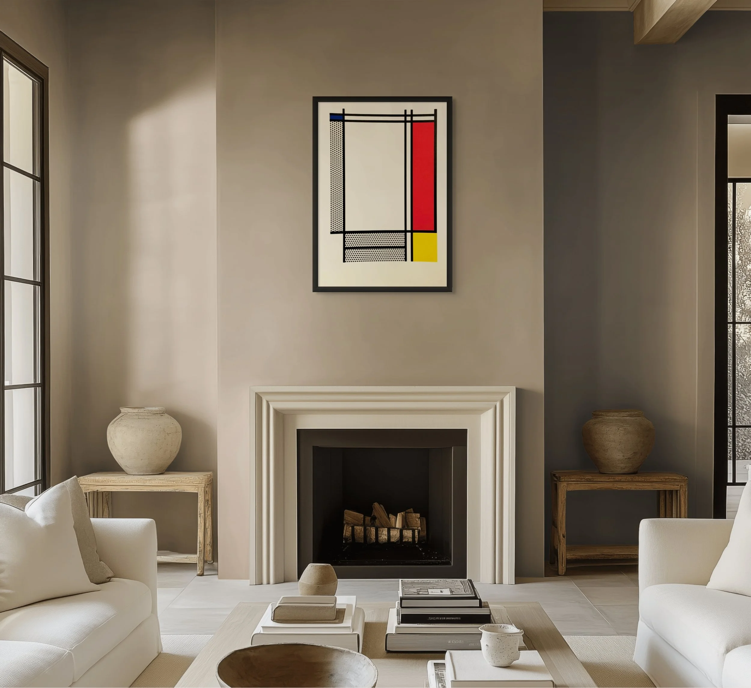 Dialogue with Mondrian x Lichtenstein - Artquia