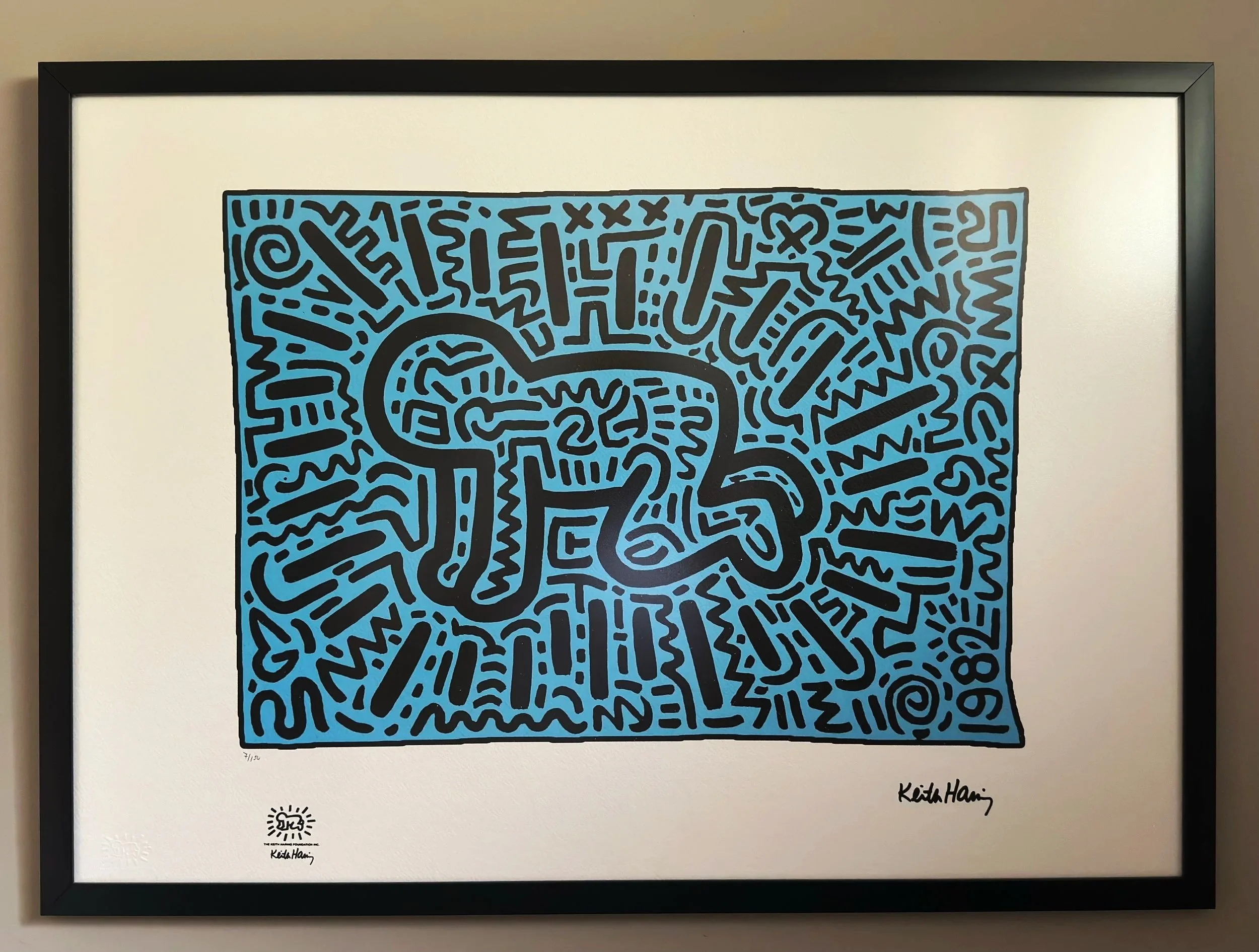 Radiant Baby (7/150) by Keith Haring | Keith Haring Foundation | Artquia