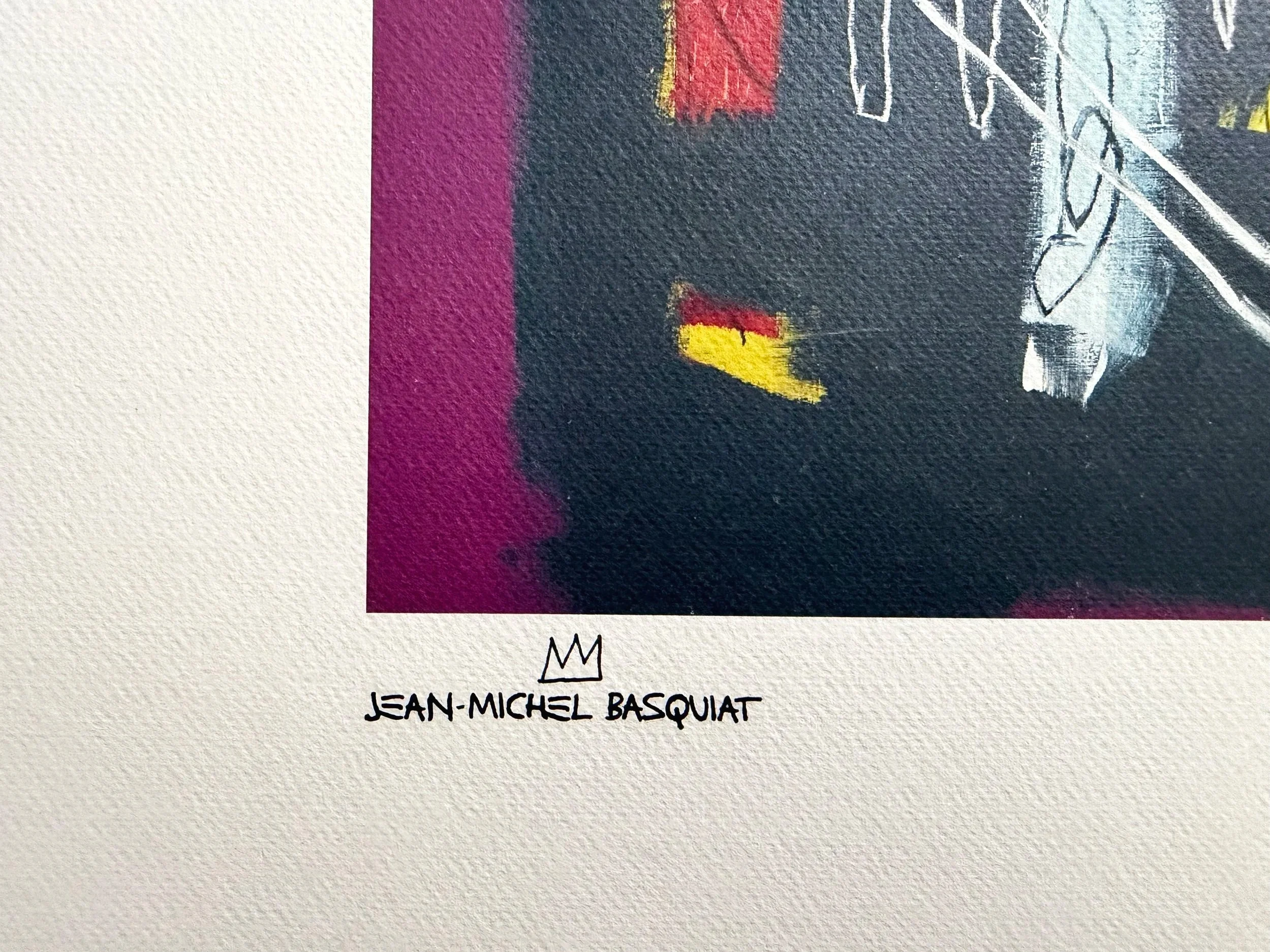 New Flame (88/100) by Jean-Michel Basquiat & Andy Warhol | Lithograph by Rupert Jasen Smith | Artquia