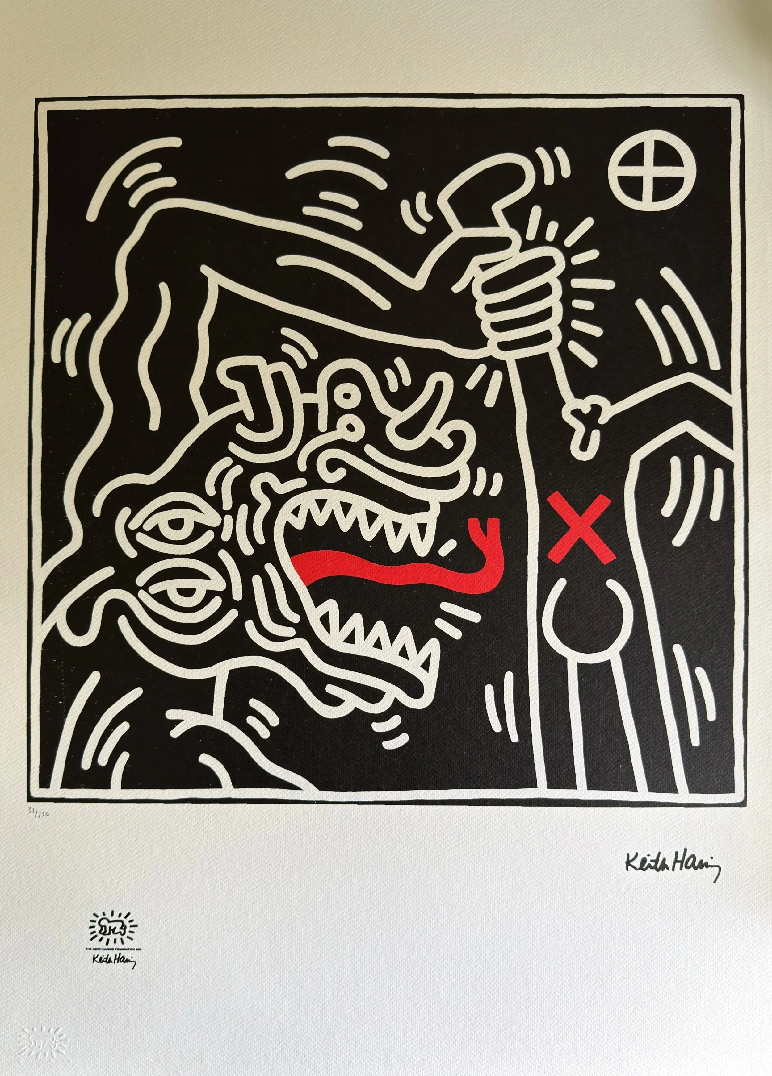 Untitled (Art Basel & Miami) (31/150) by Keith Haring | Keith Haring Foundation | Artquia