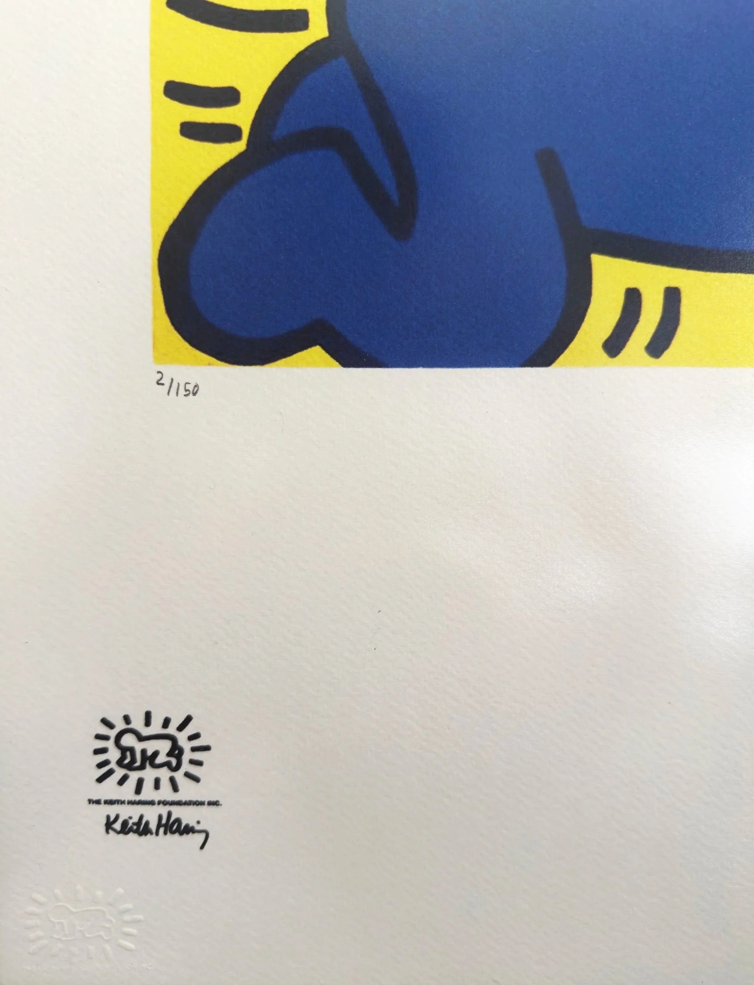 Keith Haring Smurf (2/150) | Keith Haring Foundation | Artquia