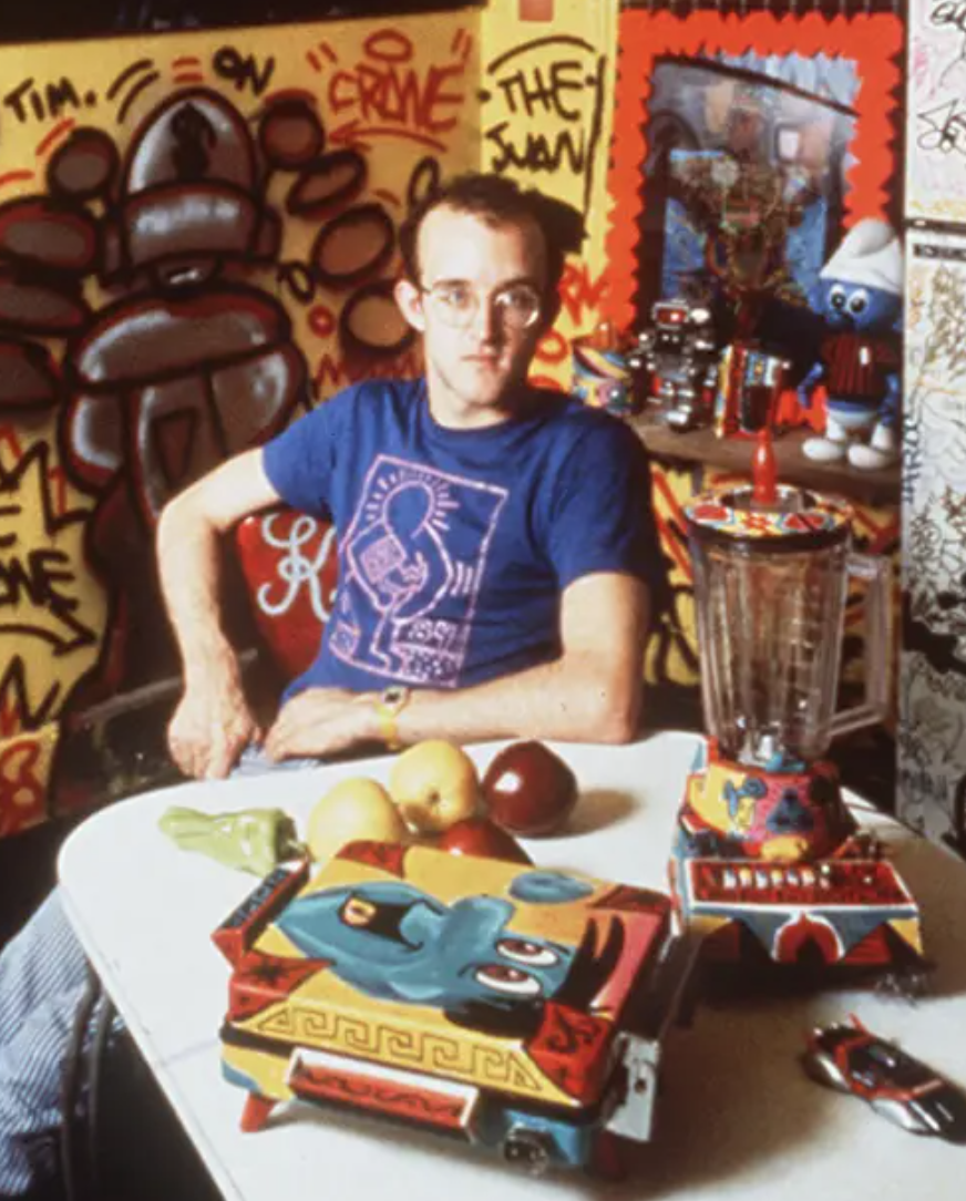 Keith Haring Smurf | Keith Haring Foundation | Artquia