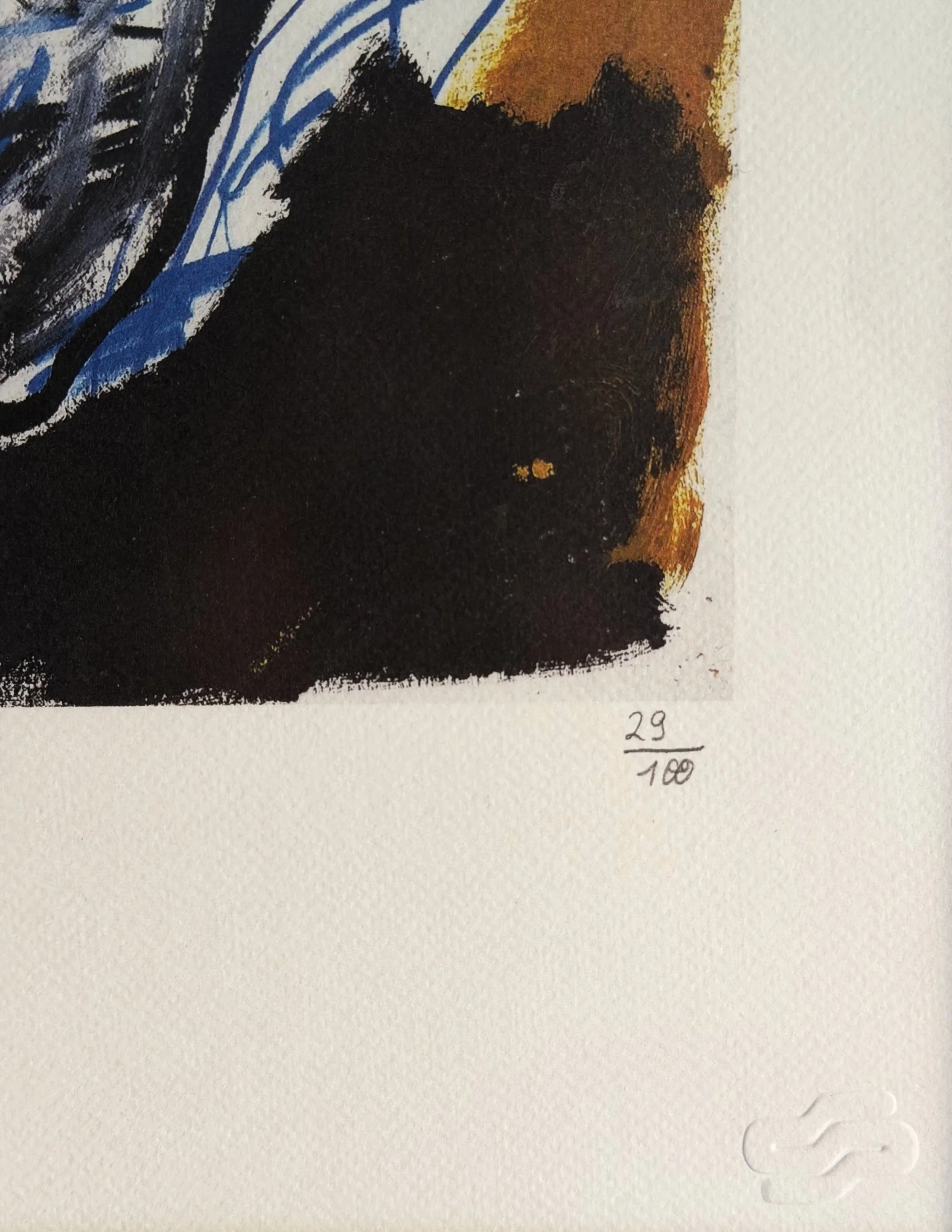 Untitled (Head) (29/100) by Jean-Michel Basquiat | Lithograph by Rupert Jasen Smith | Artquia