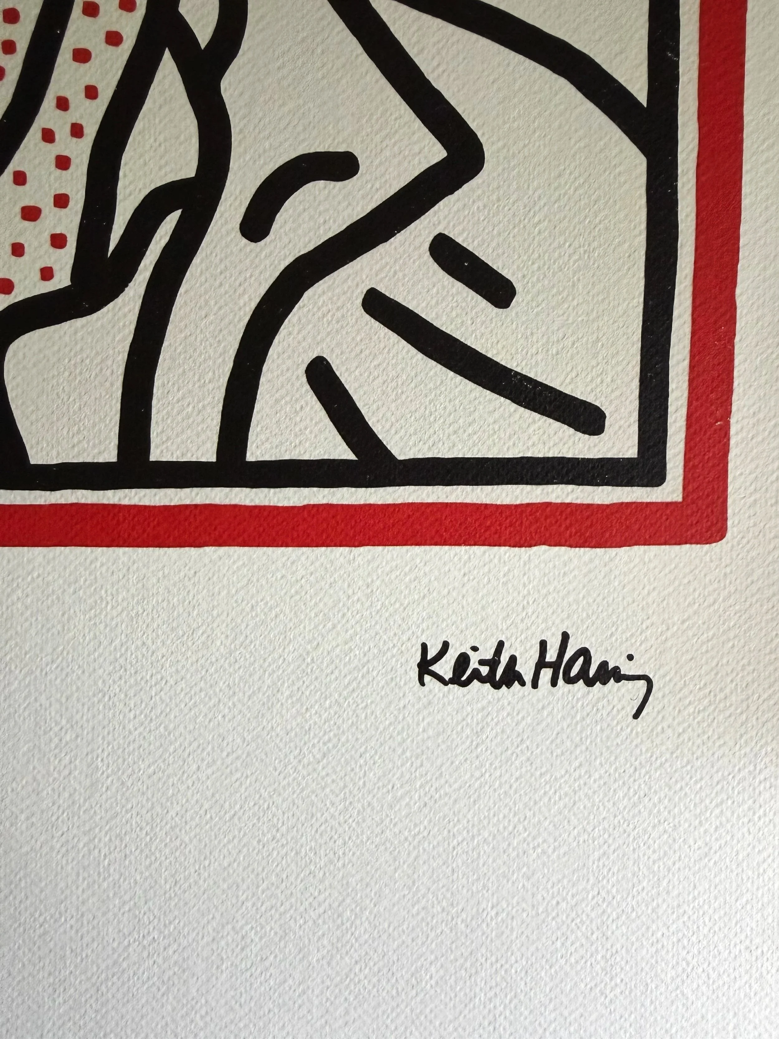 Self Portrait for Tony Shafrazi (4/150) by Keith Haring | Keith Haring Foundation | Artquia