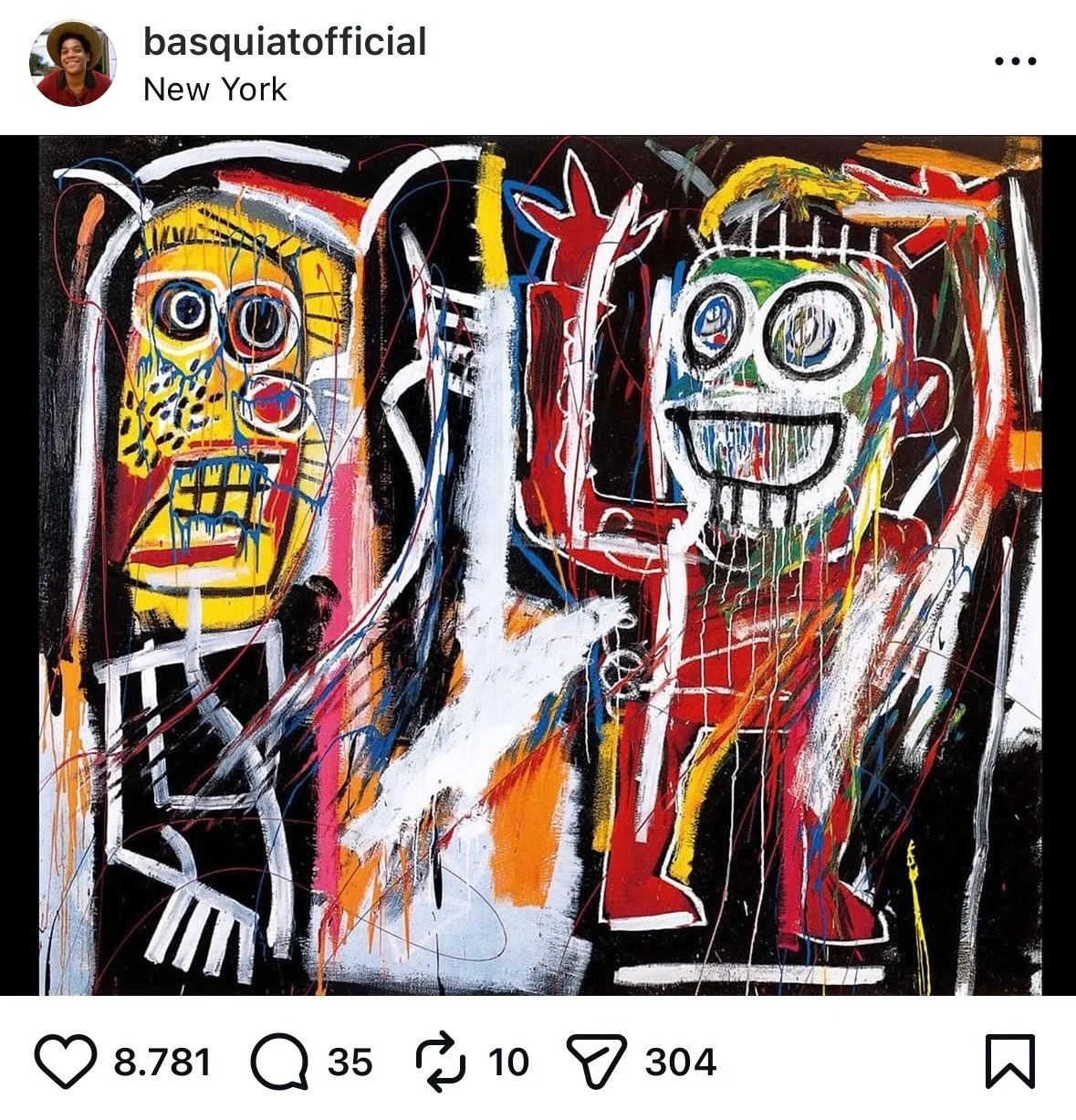 Dustheads (48/100) by Jean-Michel Basquiat | Rupert Jasen Smith | Artquia