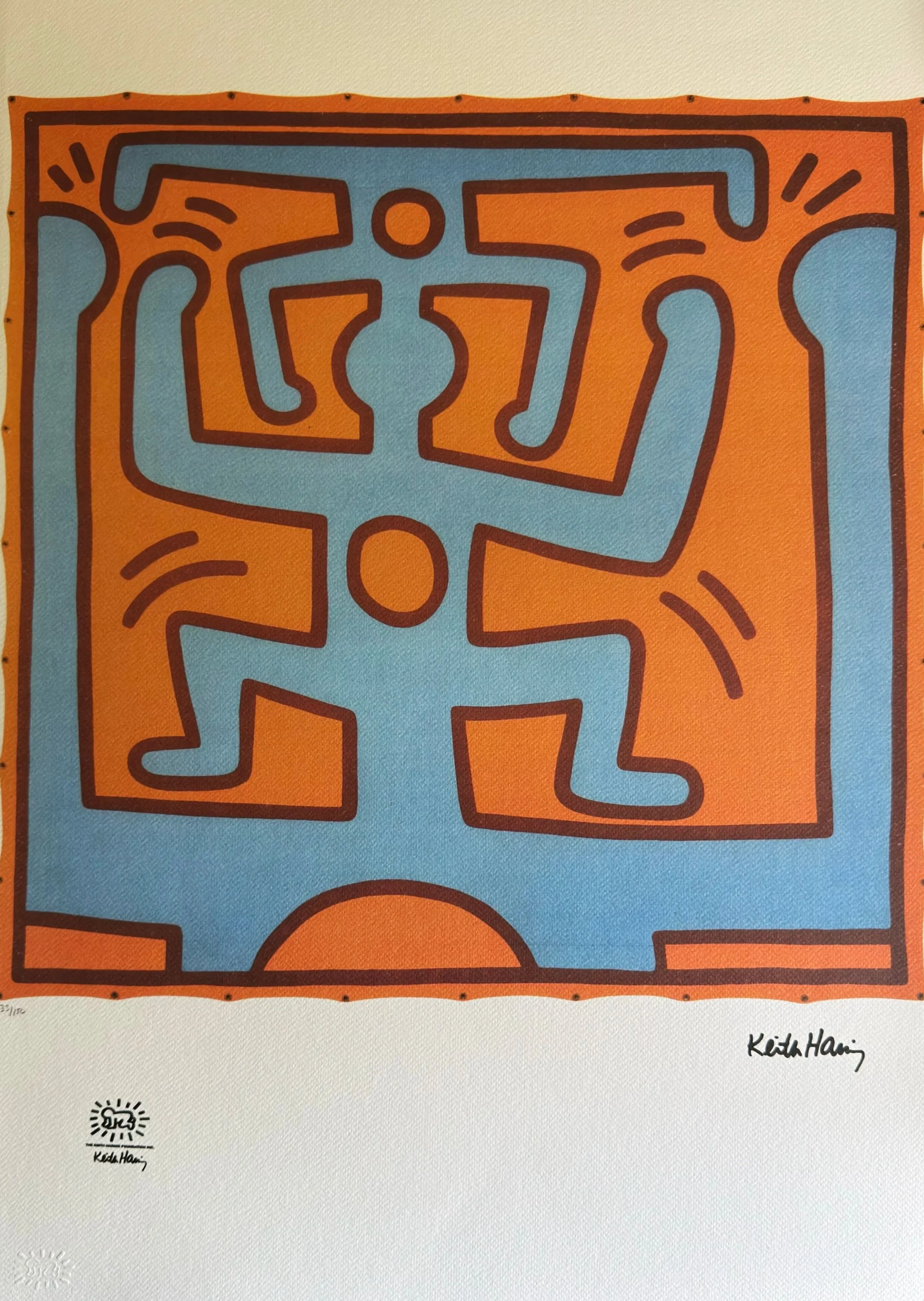 Untitled (Tony Shafrazi Collection) (33/150) by Keith Haring | Keith Haring Foundation | Artquia