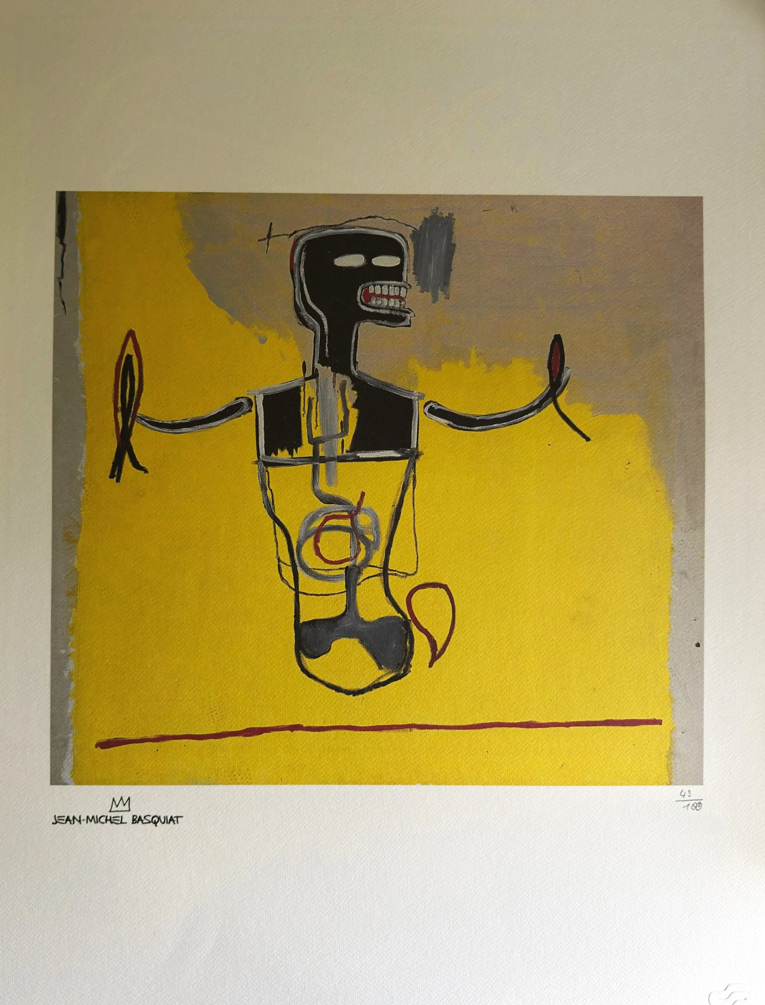 Spike (43/100) by Jean-Michel Basquiat | Lithograph by Rupert Jasen Smith | Artquia