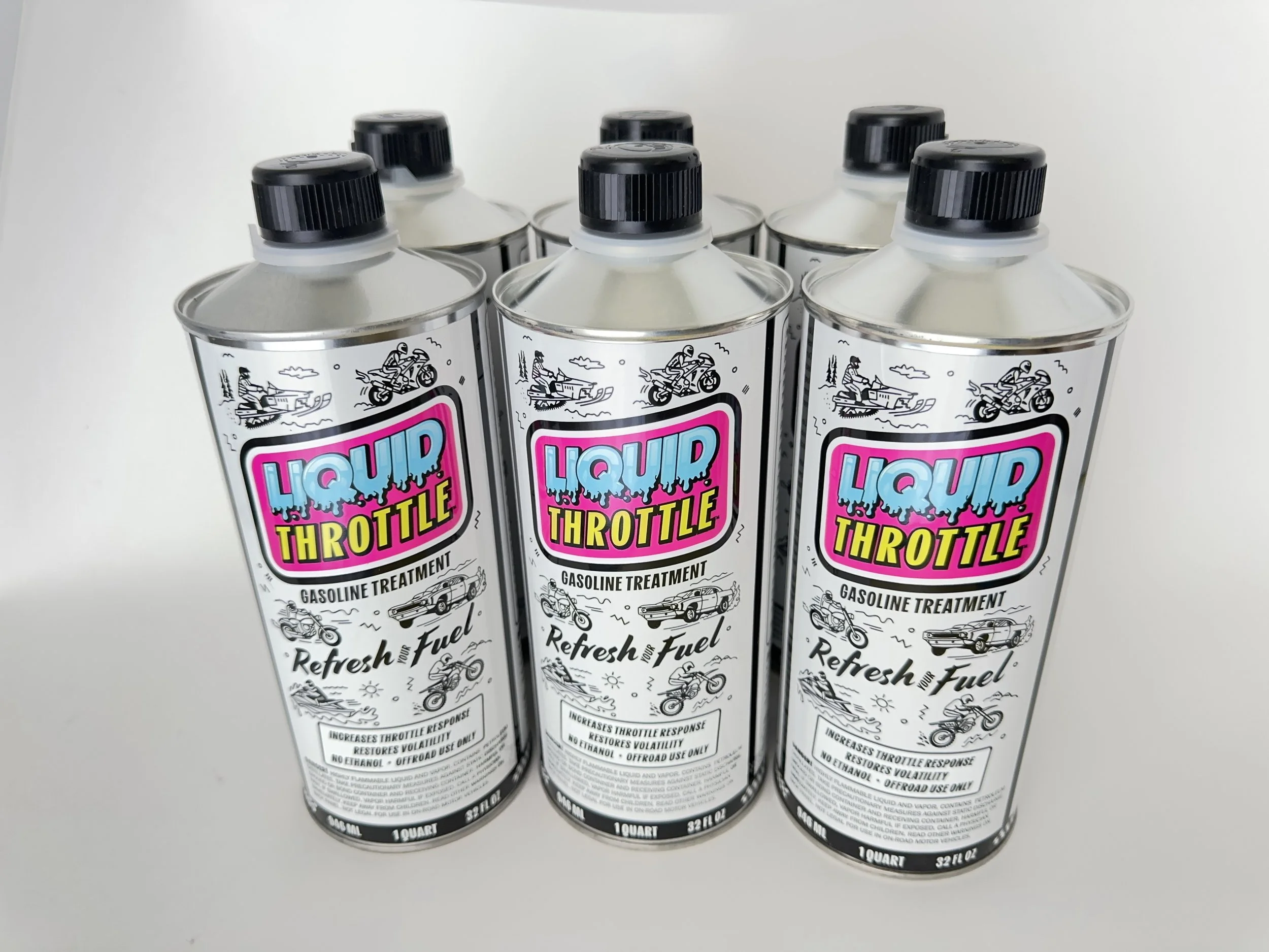 Liquid Throttle Gasoline Treatment 32 oz - 6 Pack