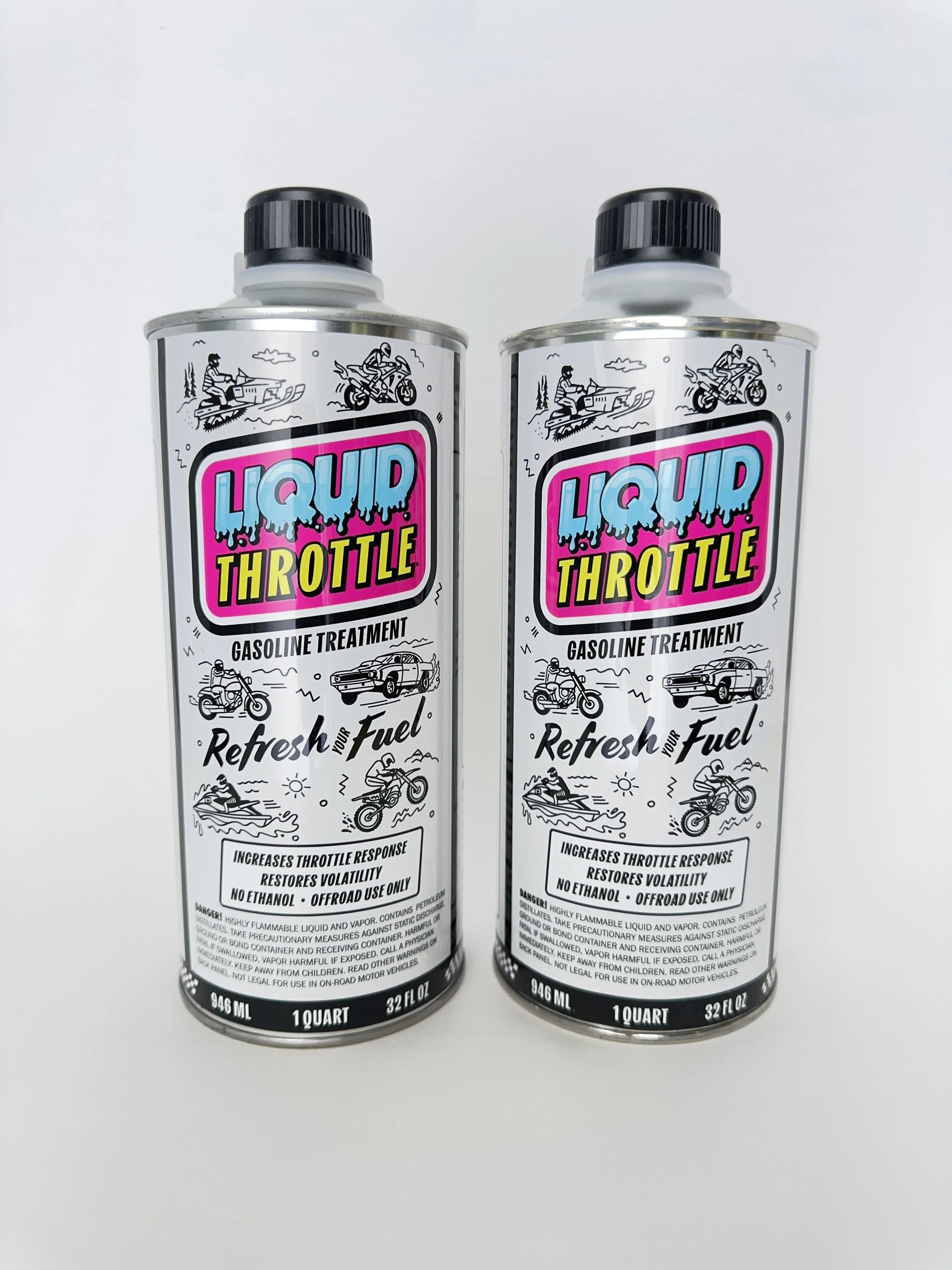 Liquid Throttle Gasoline Treatment 32 oz - 2 Pack