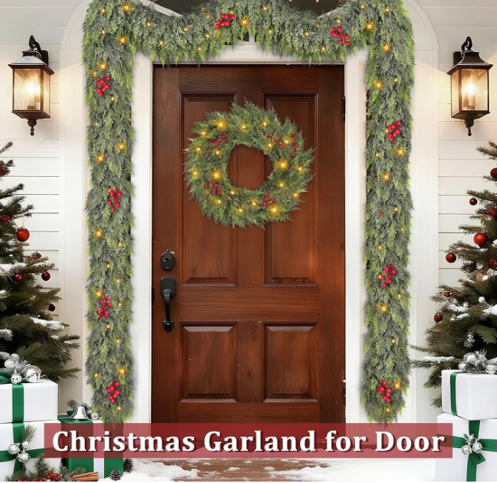 Real Feel Christmas Garland