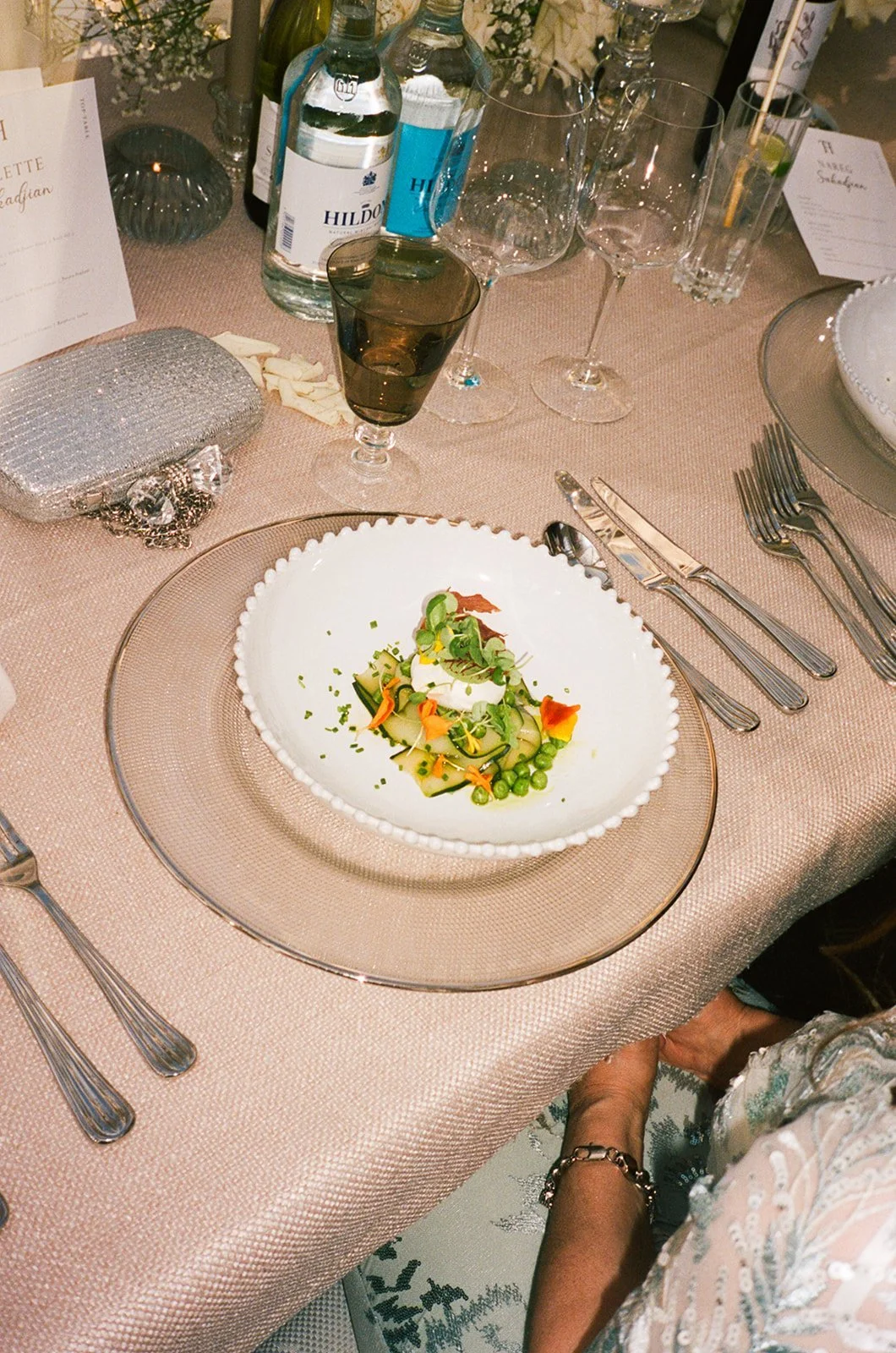 Wedding Breakfast at Scottish wedding