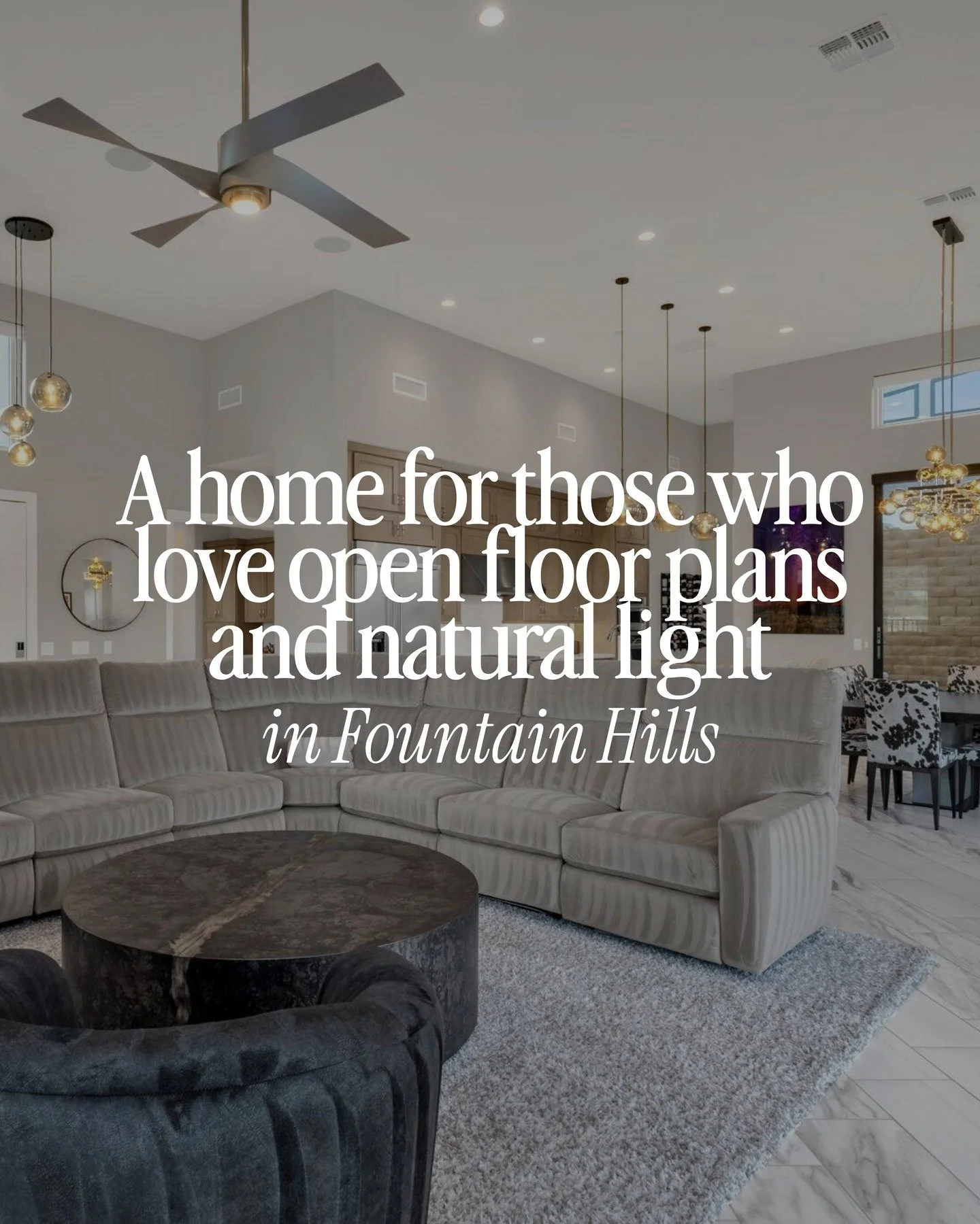 If open floor plans and natural light is on your must-have list, you'll want to see this one in Fountain Hills 👀

Located in Adero Canyon, you're 10 minutes from the fountain park with quick proximity to schools, downtown, trails, restaurants, and m