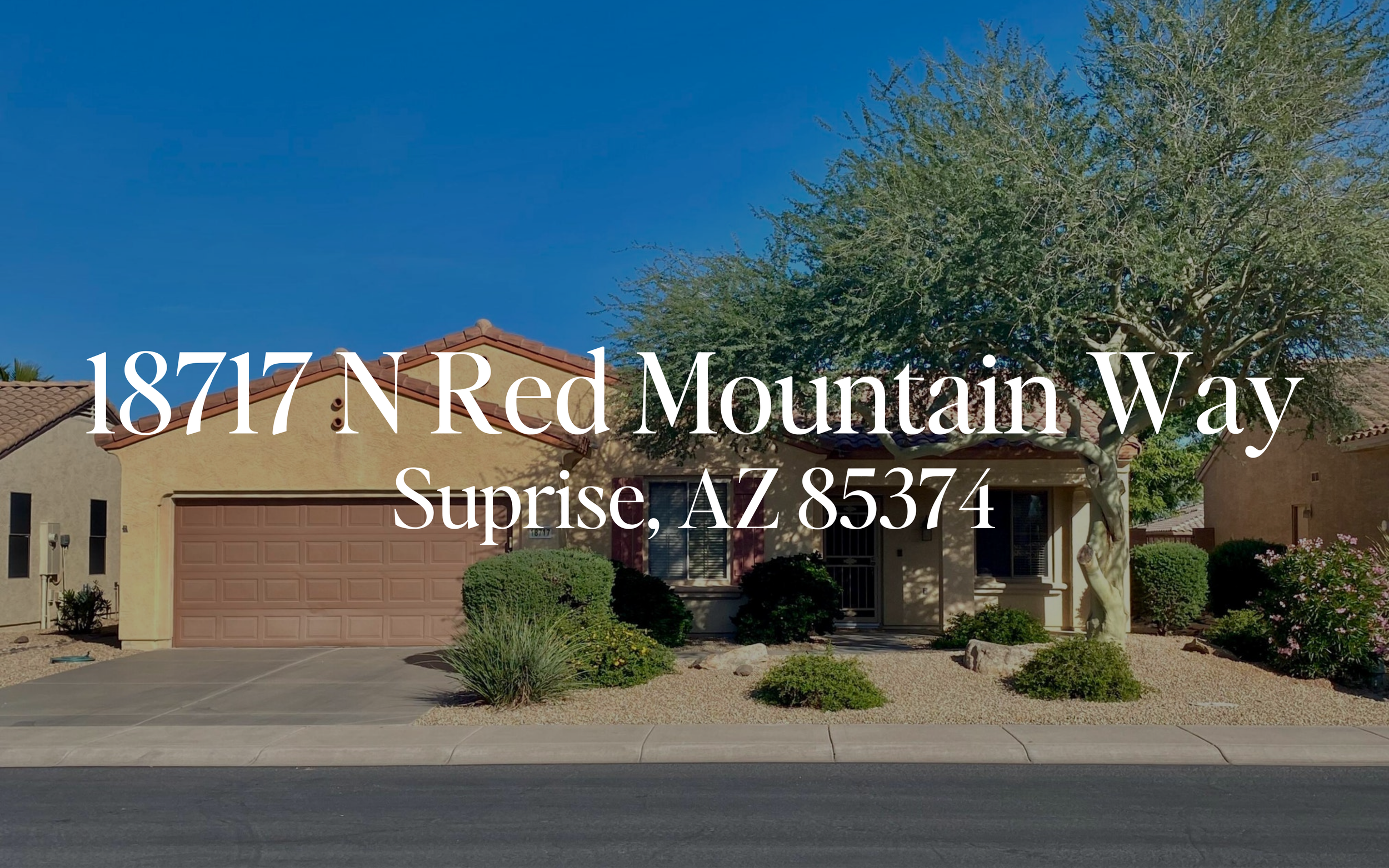 Sold: 18717 N Red Mountain Way