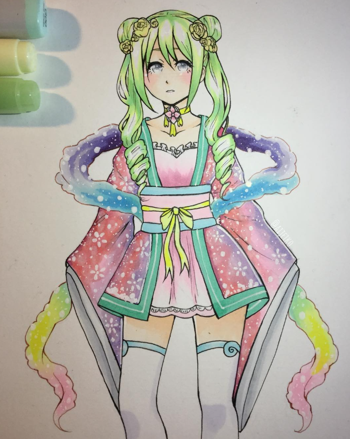 ikana copic kimono.png